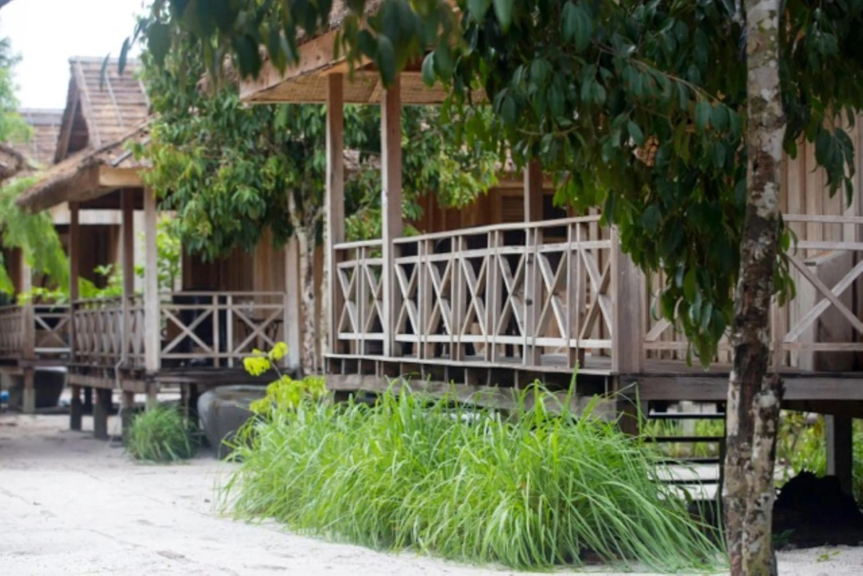 Balcony/Terrace in Sok San Beach Resort