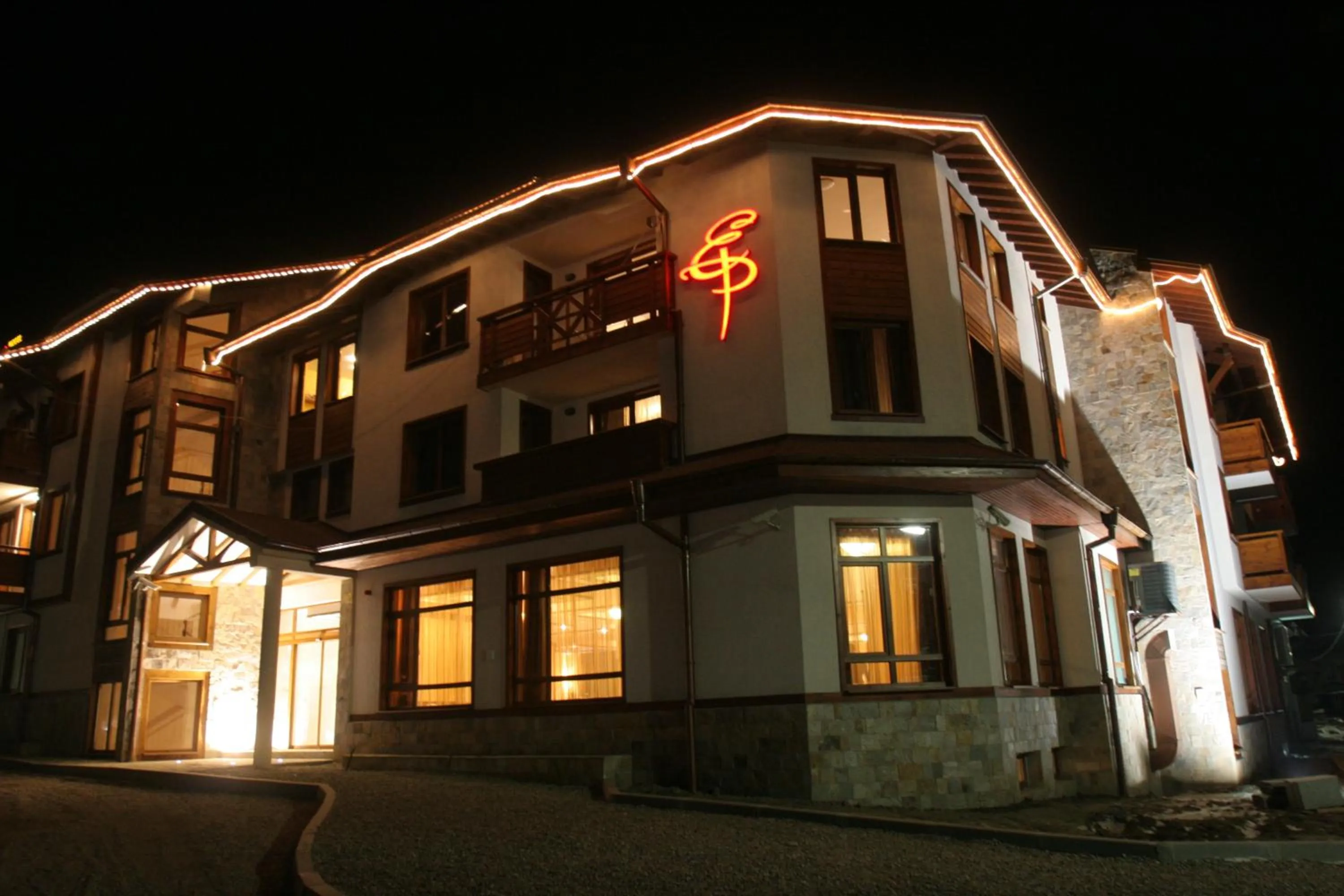 Street view in Evelina Palace Hotel