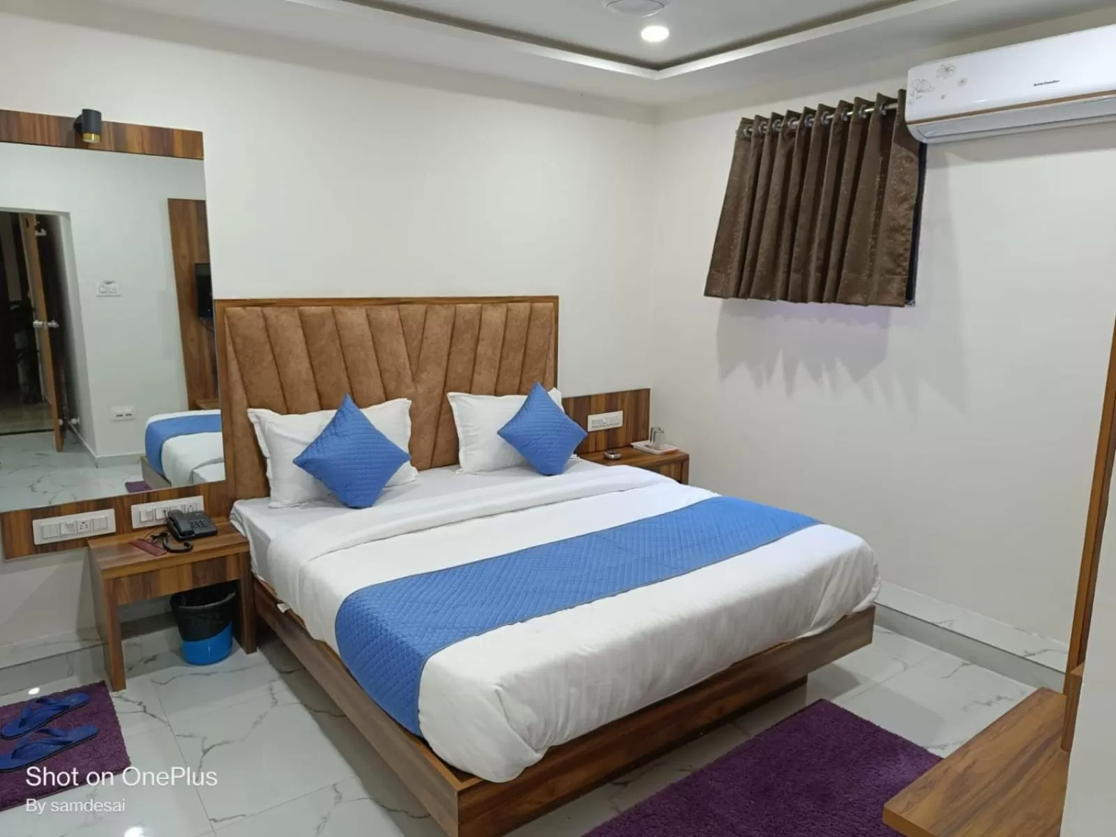 Bed in HOTEL ROYAL GRAND