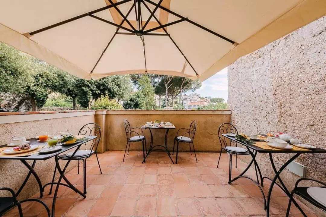 Patio in Maera B&B Ravello
