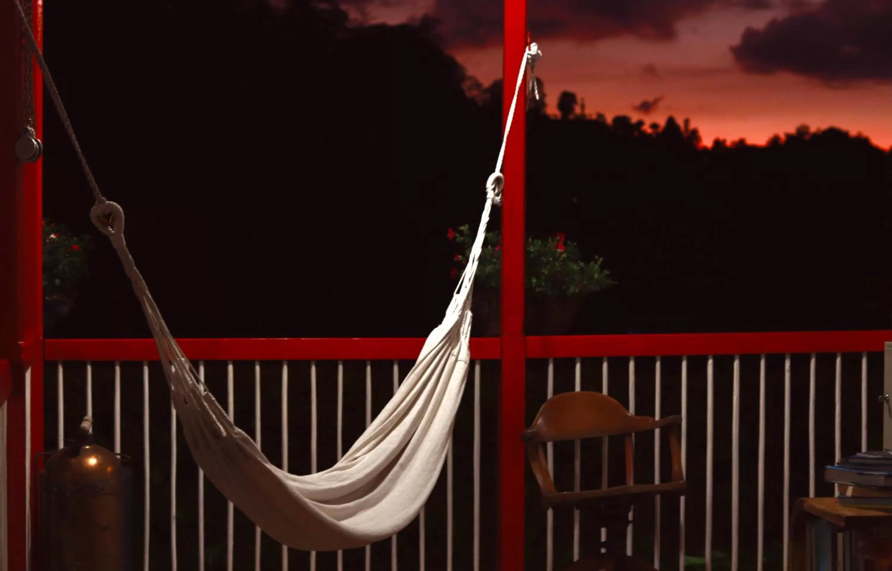 Balcony/Terrace in La Cabaña Ecohotel - Valle del Cocora