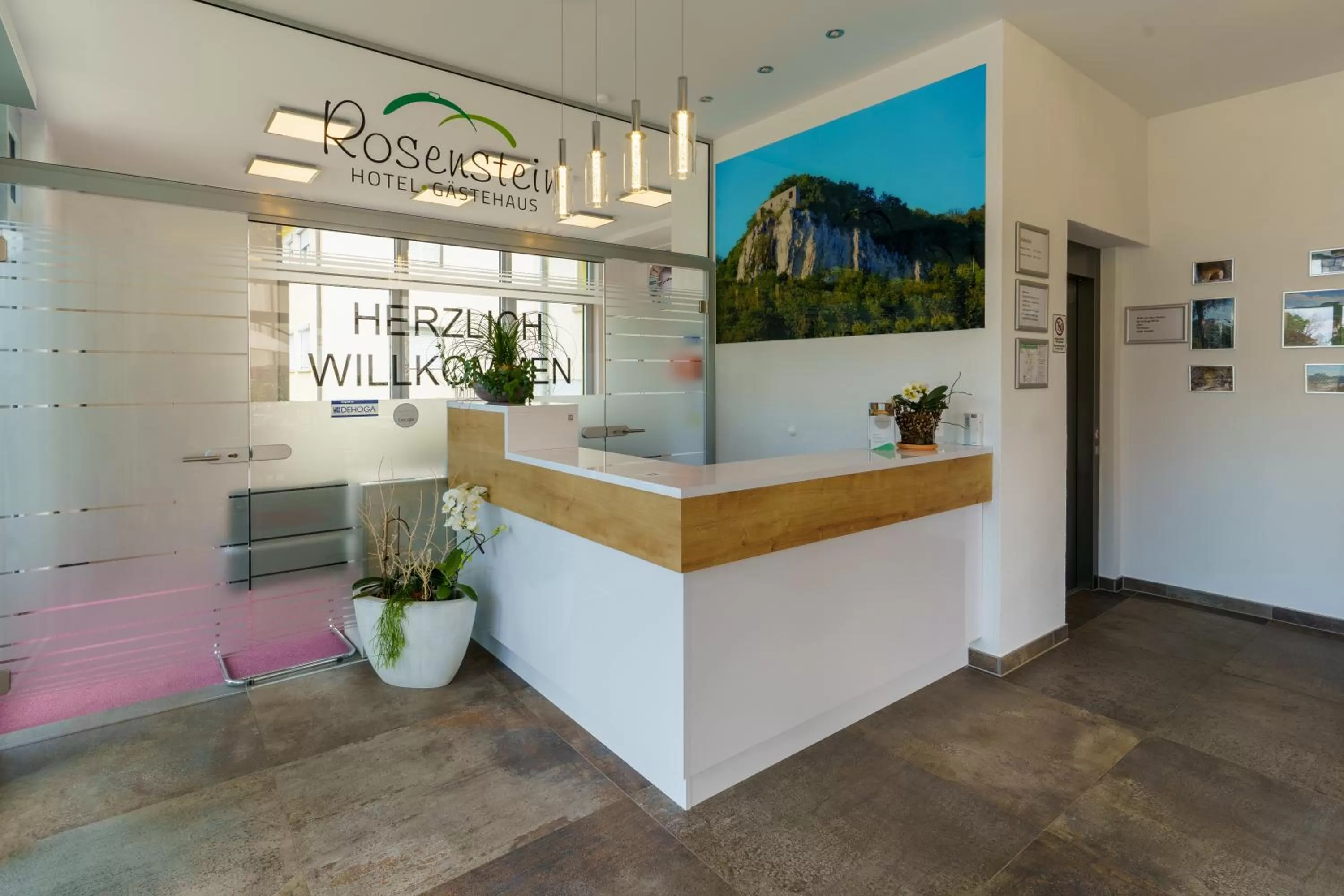 Lobby or reception in Hotel Rosenstein