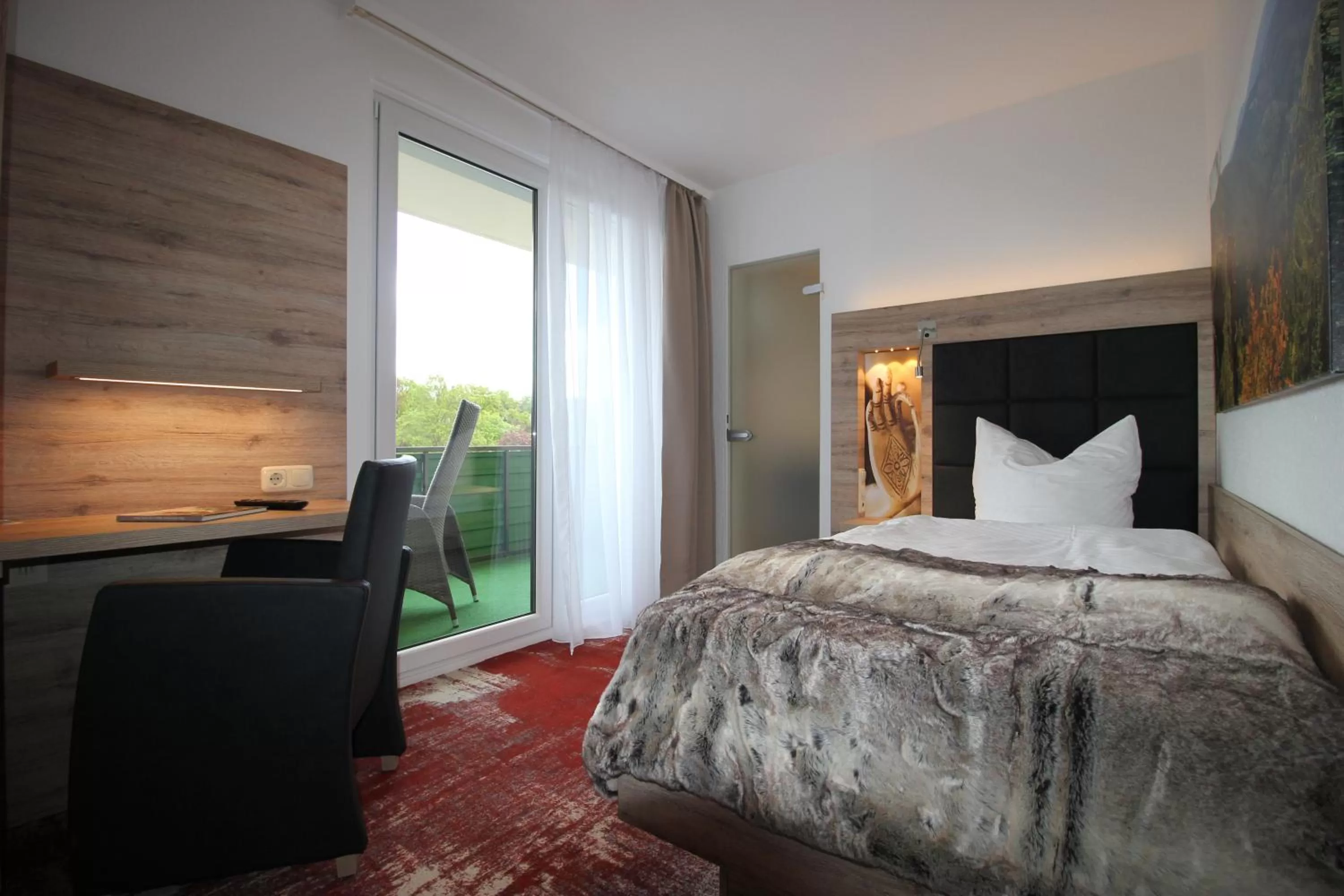 Bed in Wellness & Ayurveda Hotel Am Eichenberg