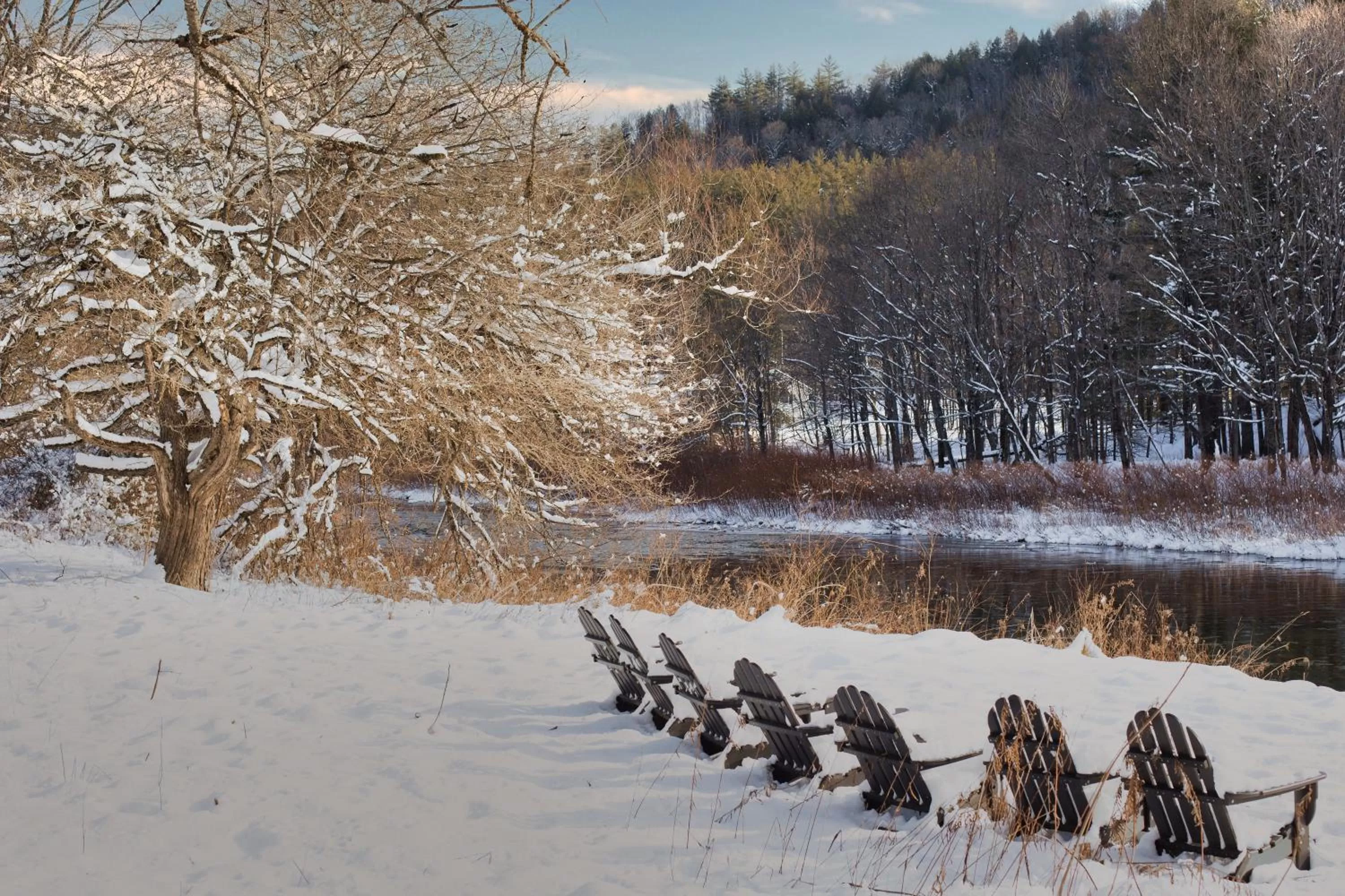 Winter in 506 On the River Inn Woodstock