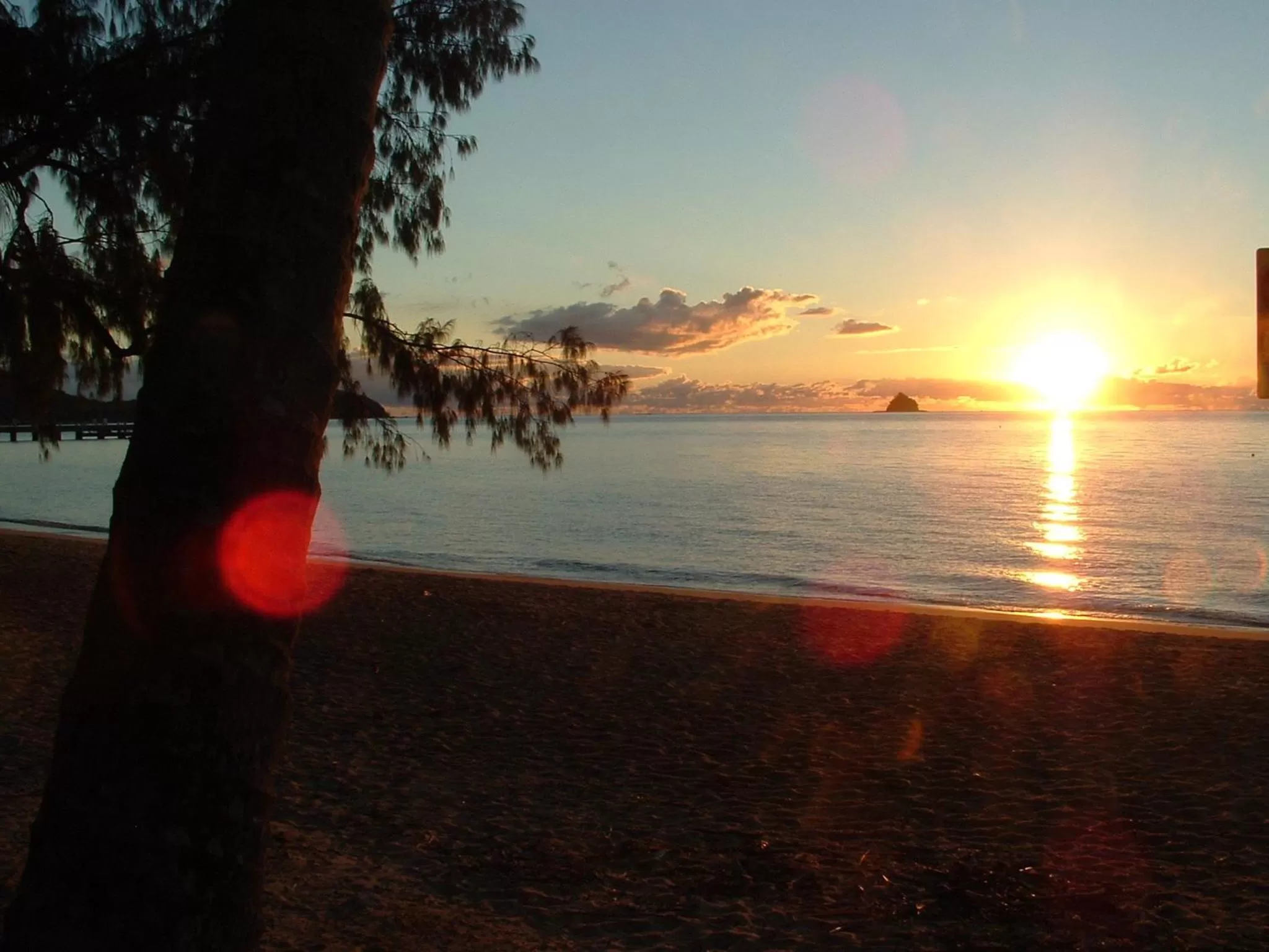 Sunset in Marlin Waters Beachfront Apartments