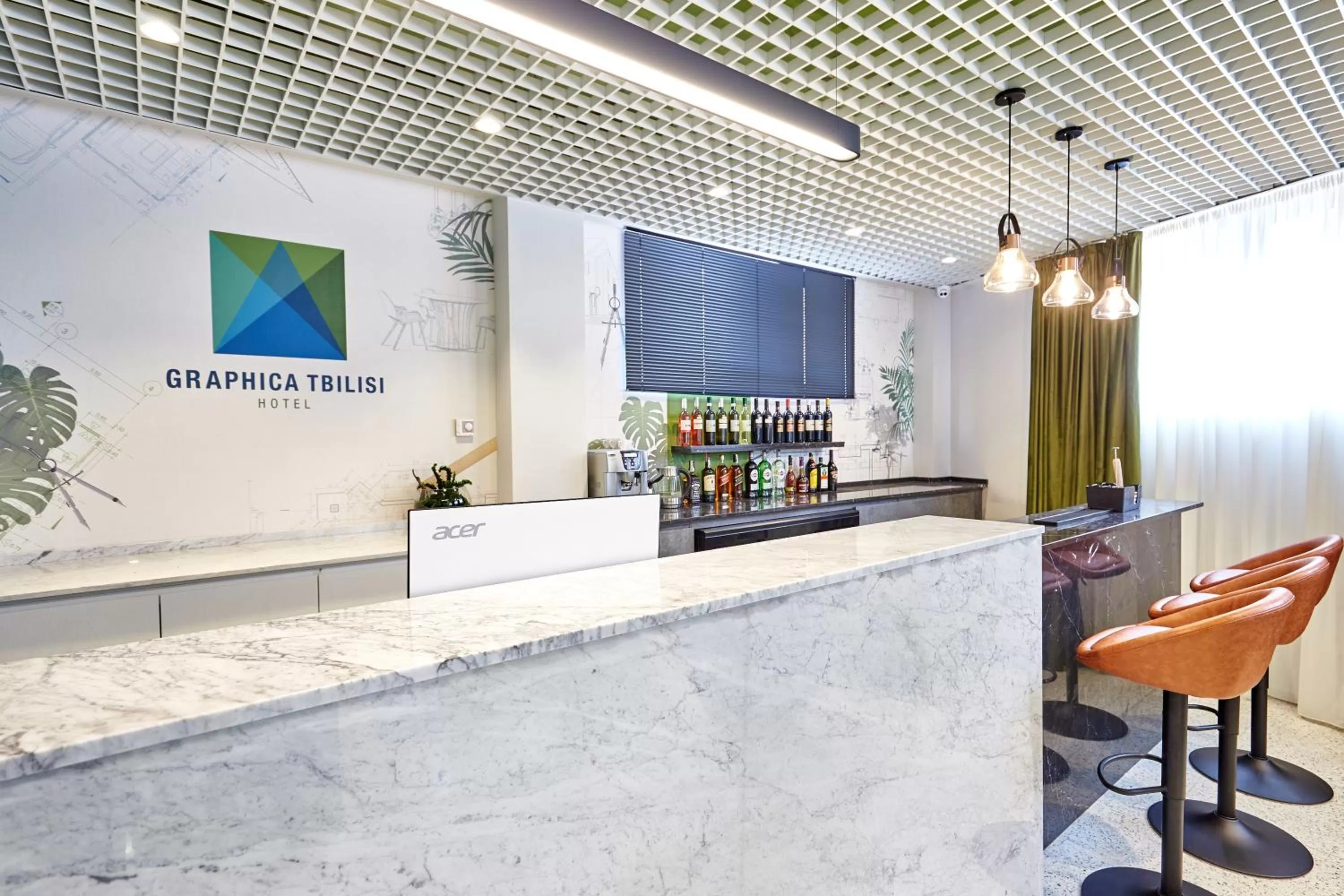 Lobby or reception in Graphica Tbilisi Hotel