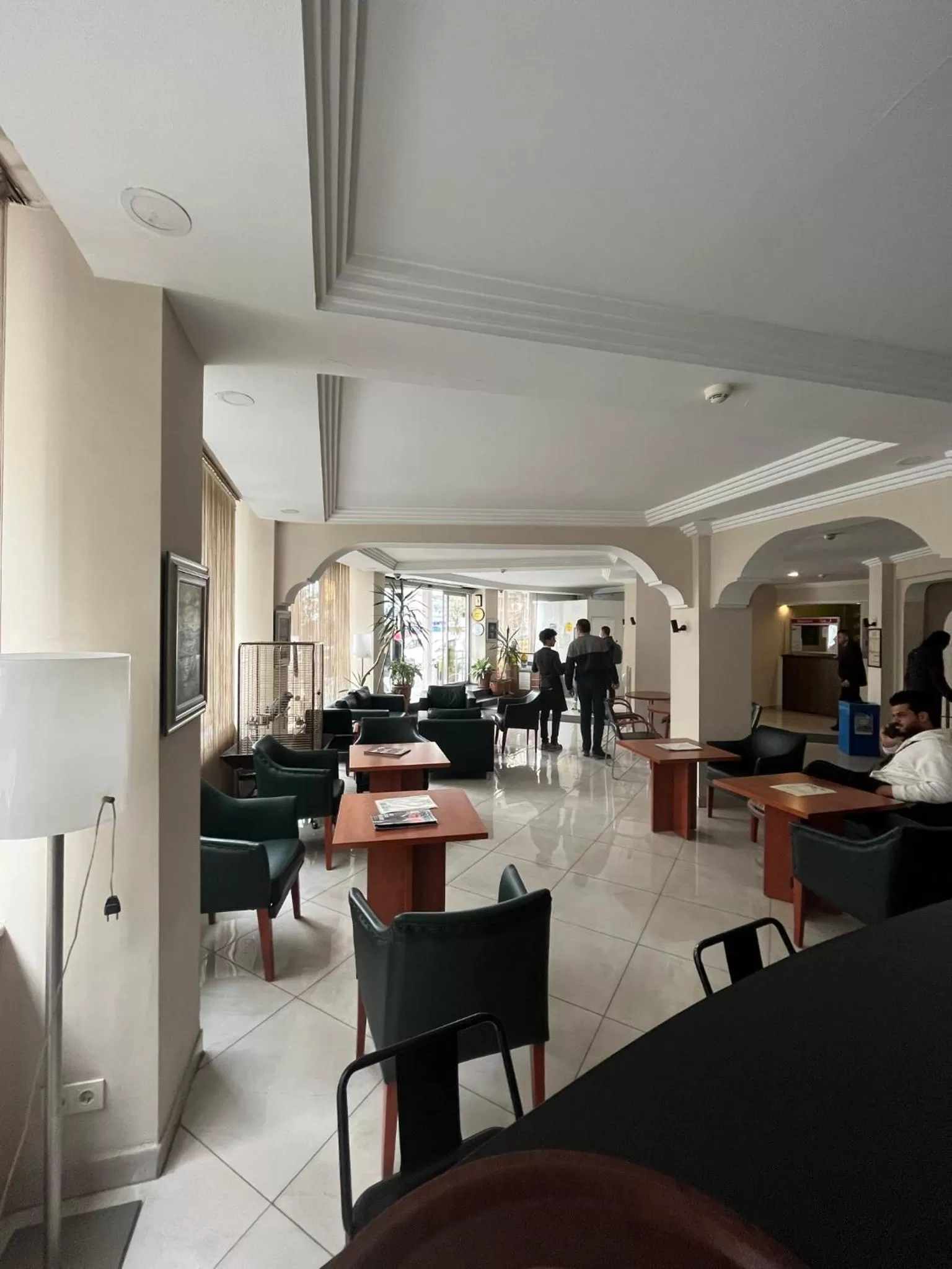 Seating area in Hotel Topkapı