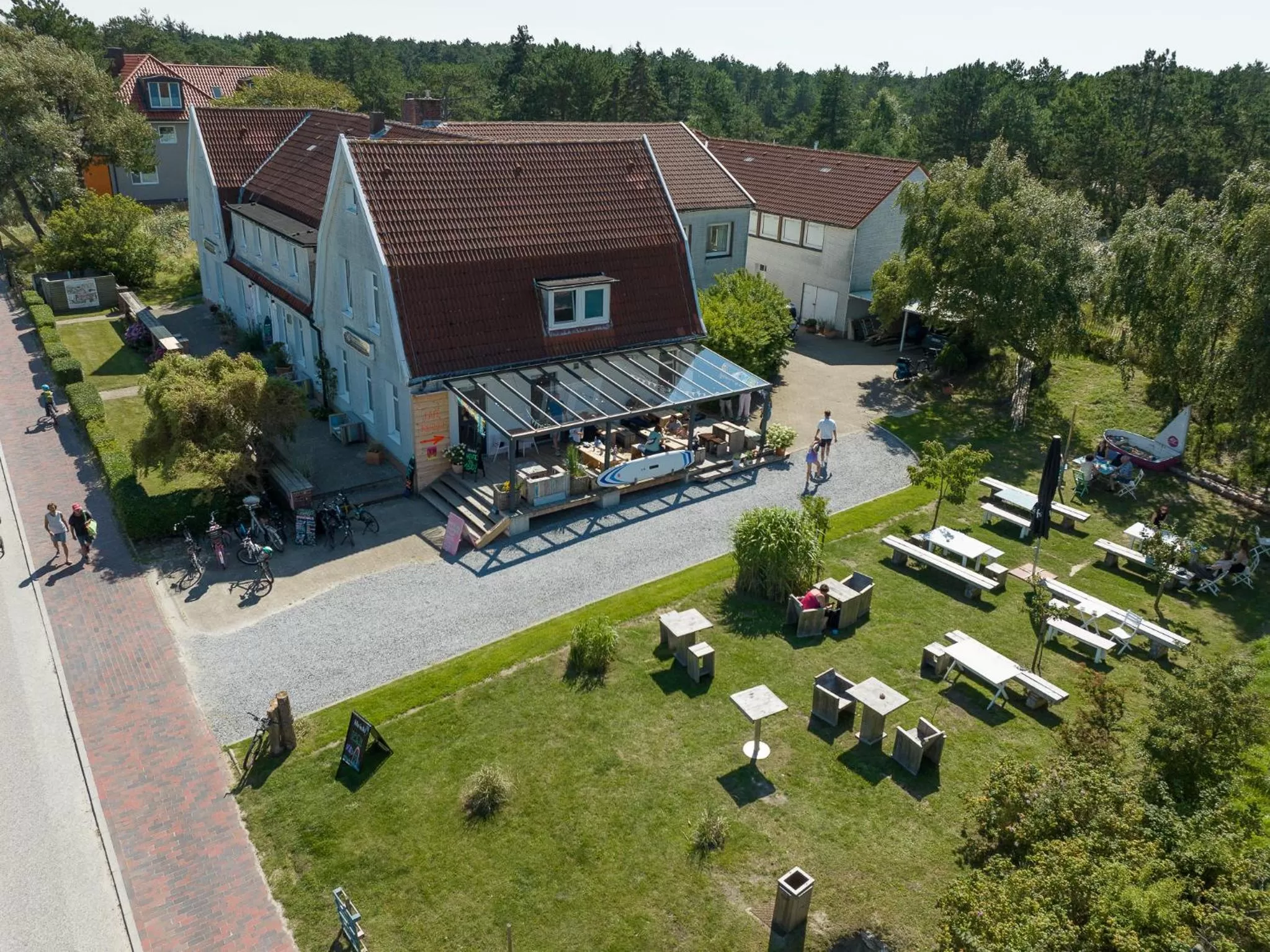 Property building, Bird's-eye View in Hotel 'Das Strandhaus'