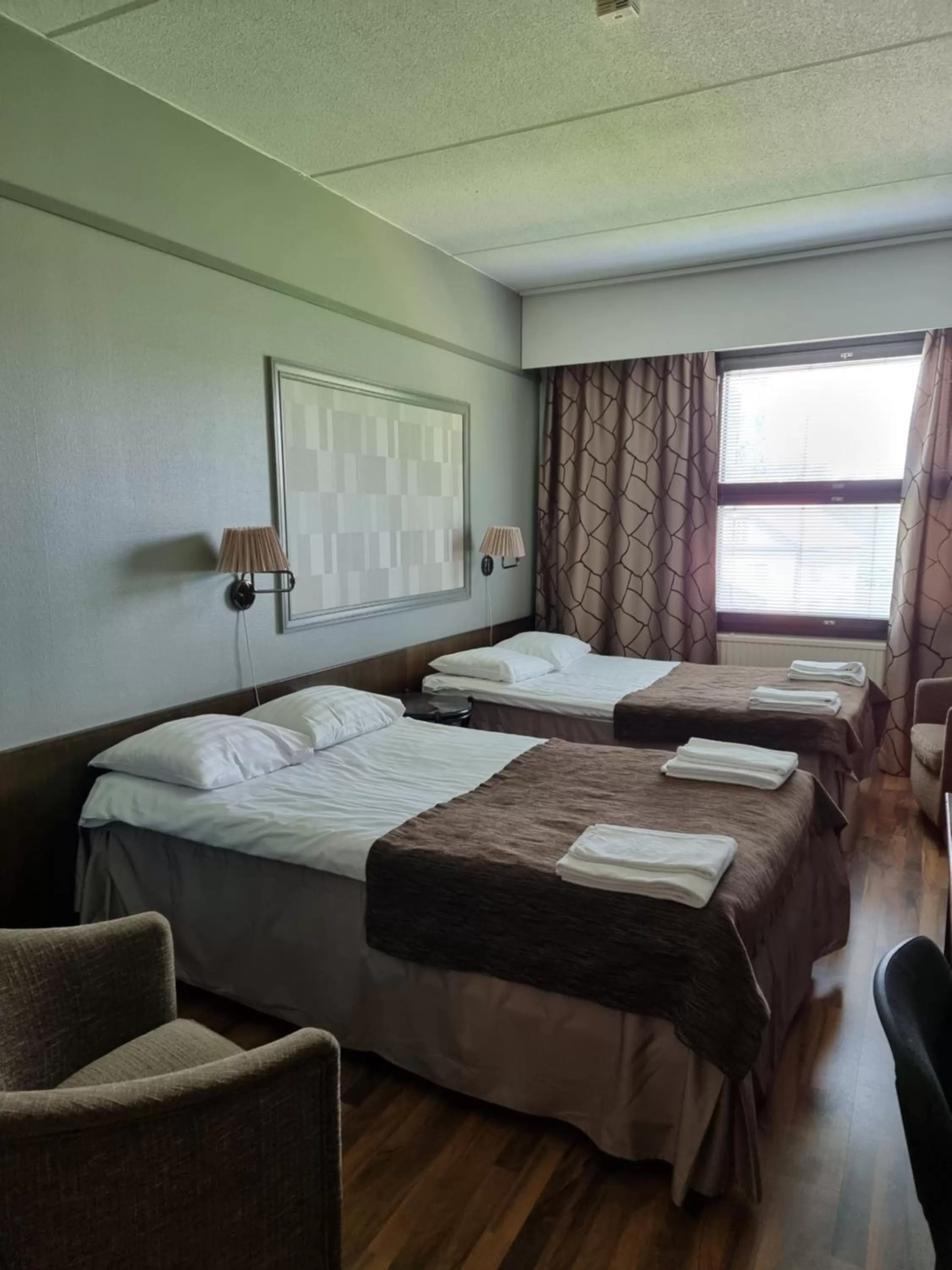 Bed in Hotel Lapuahovi