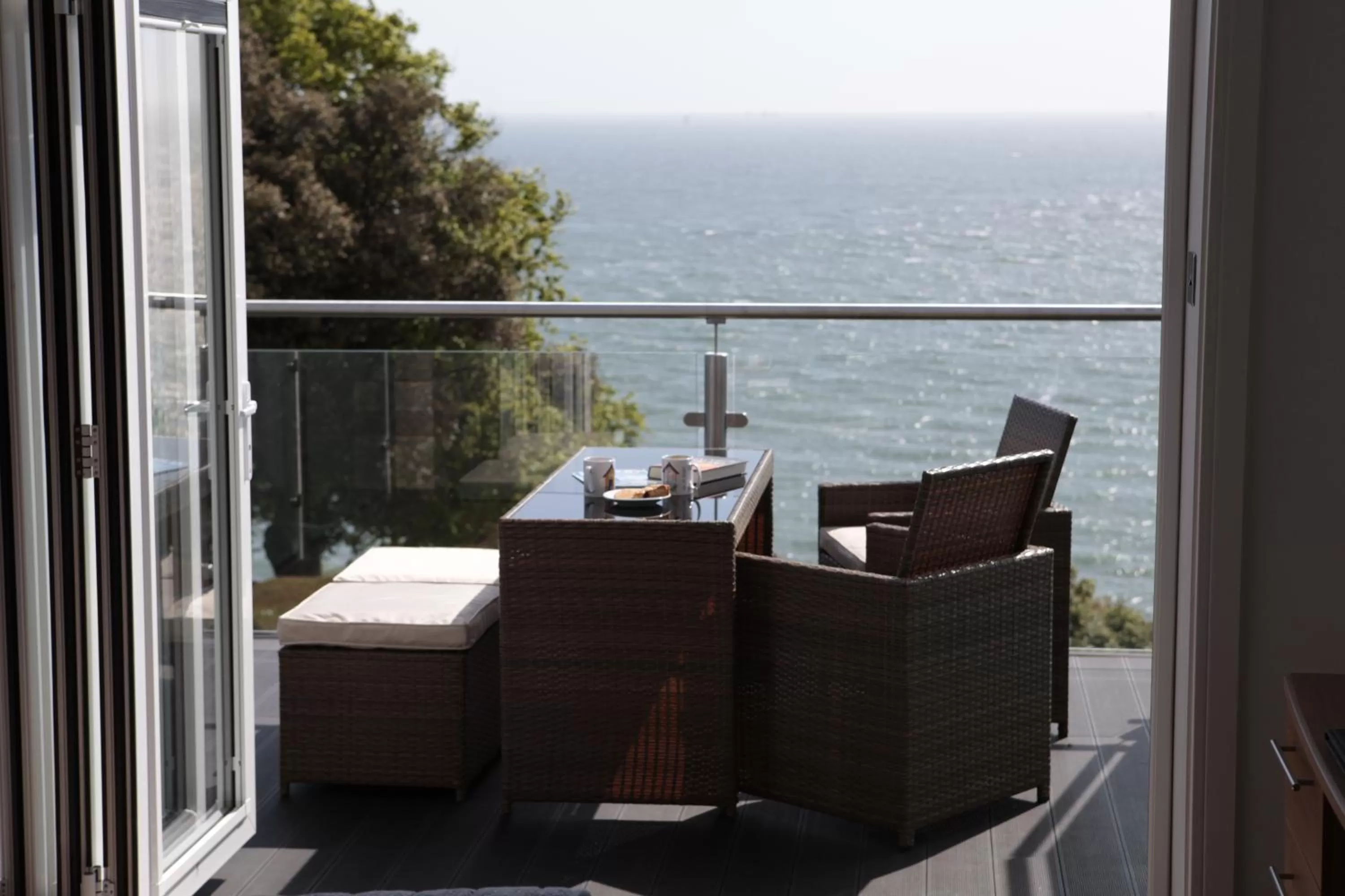 Balcony/Terrace in Luccombe Hall Hotel