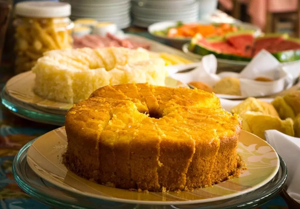 Food in Pousada Vila Santa Barbara