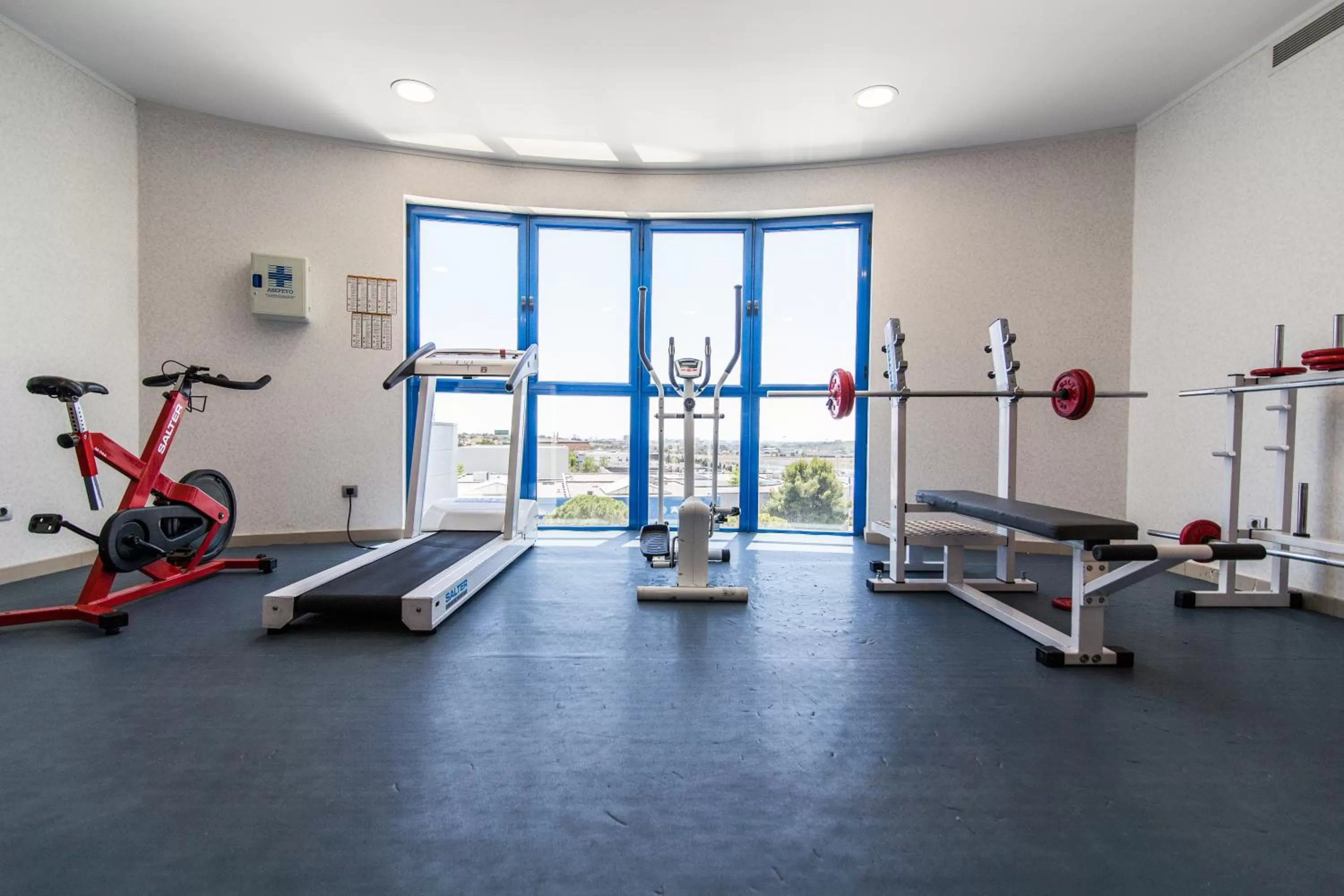 Fitness centre/facilities in Hotel Mas Camarena