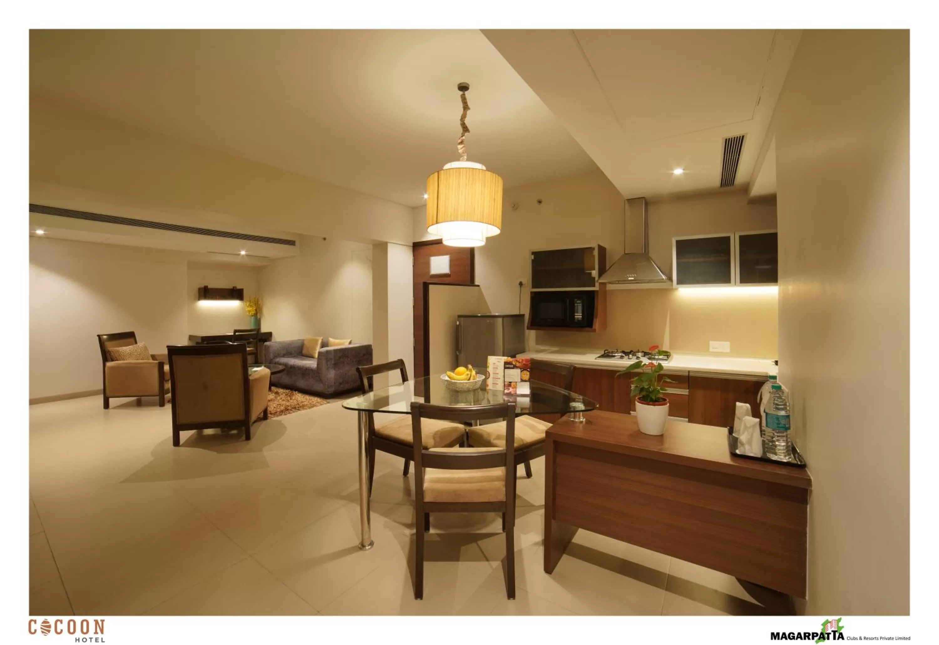 Living room in Cocoon Hotel