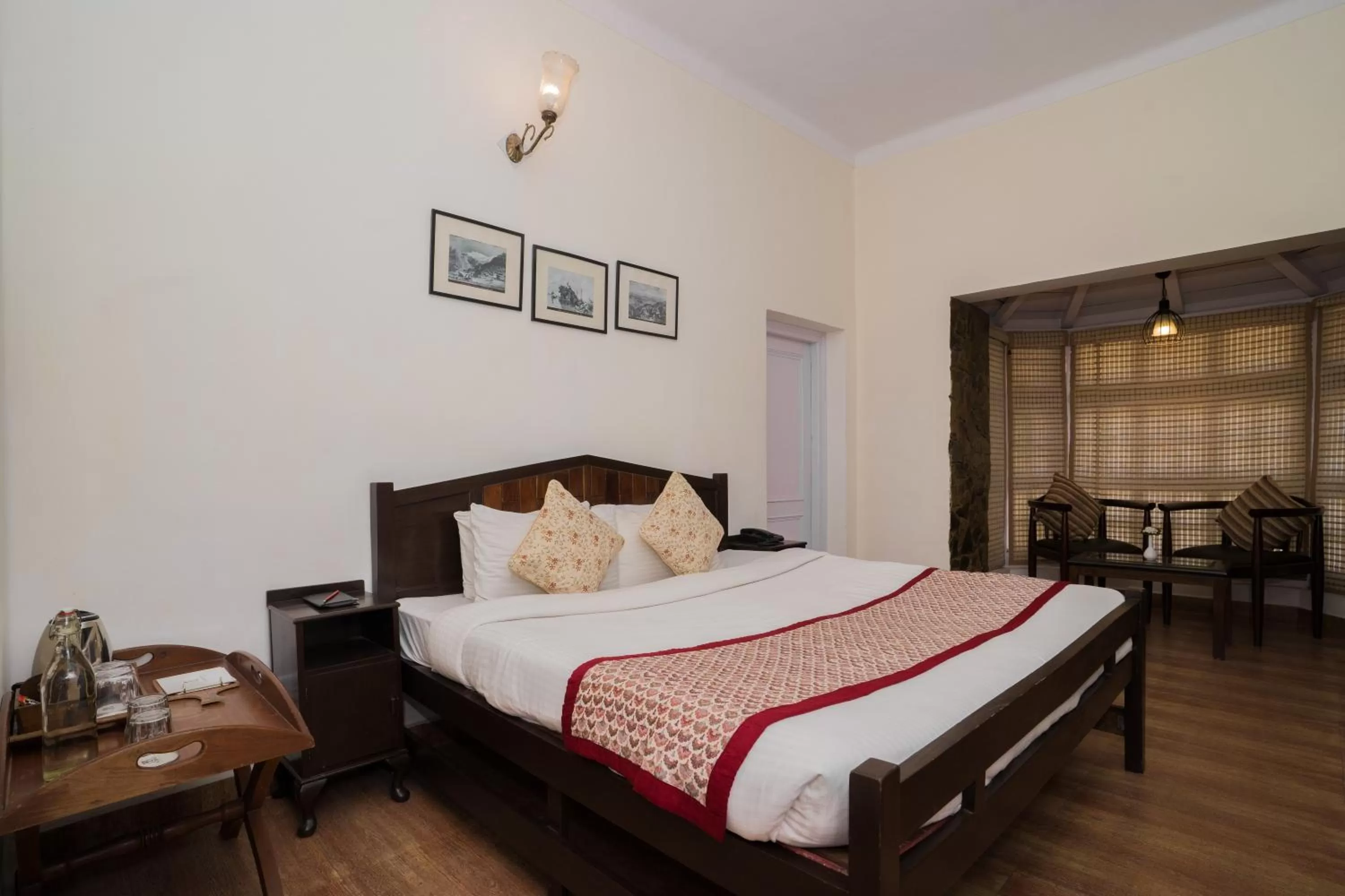 Bed in Bhikampur Lodge By Nine Hotels
