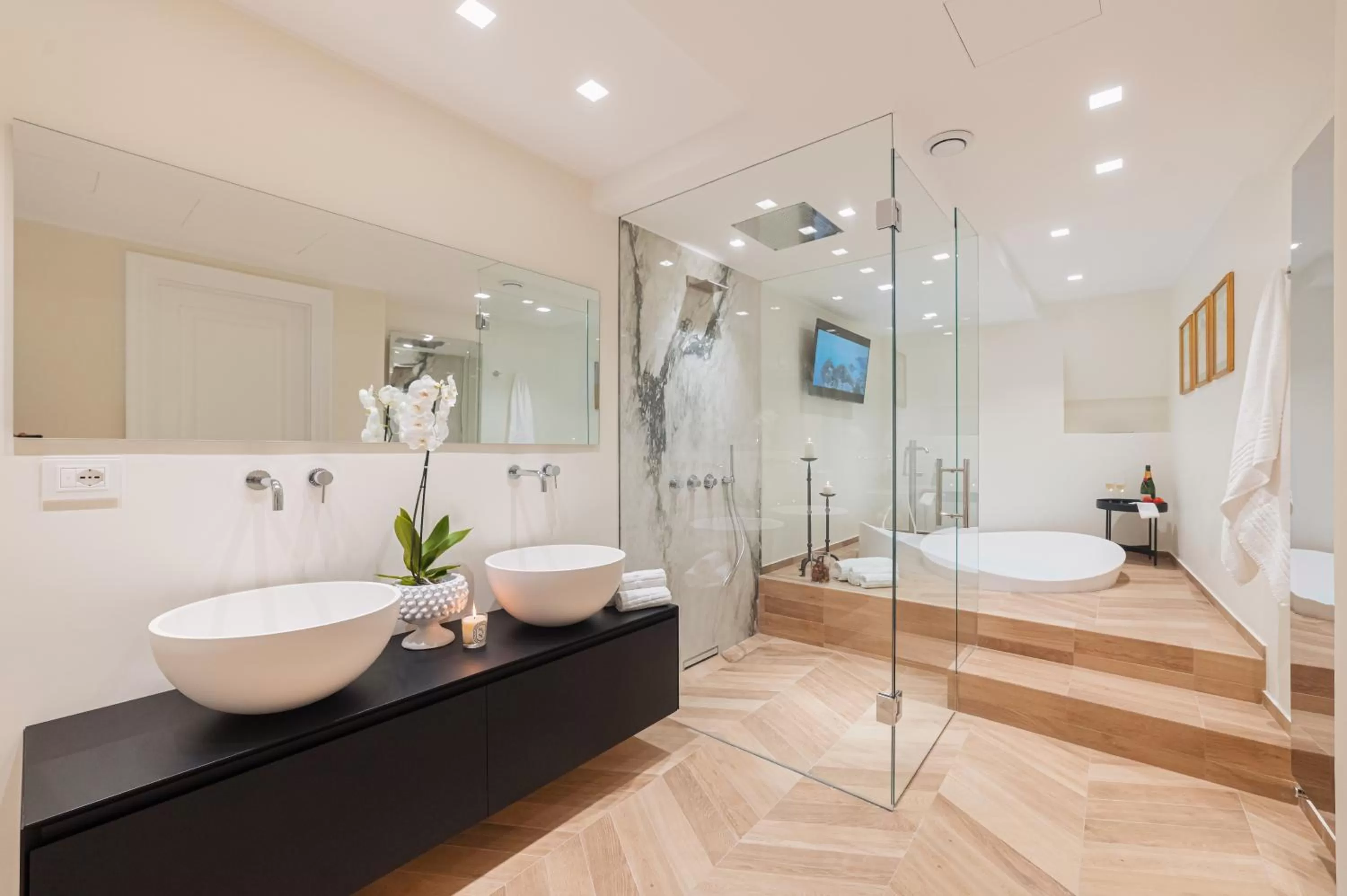 Bathroom in Naxi Suites