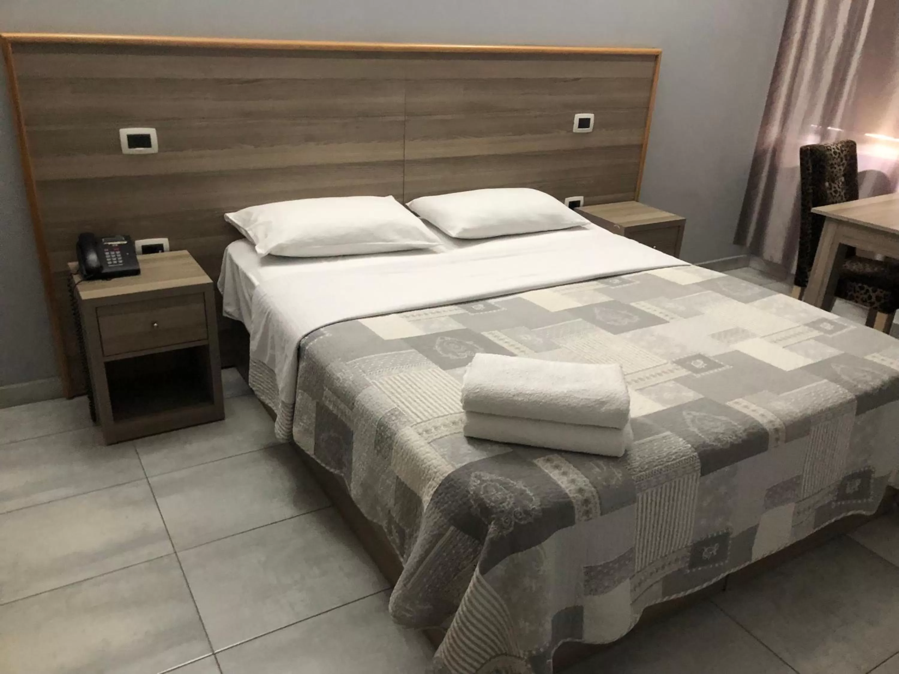 Bed in Hotel Pernoca