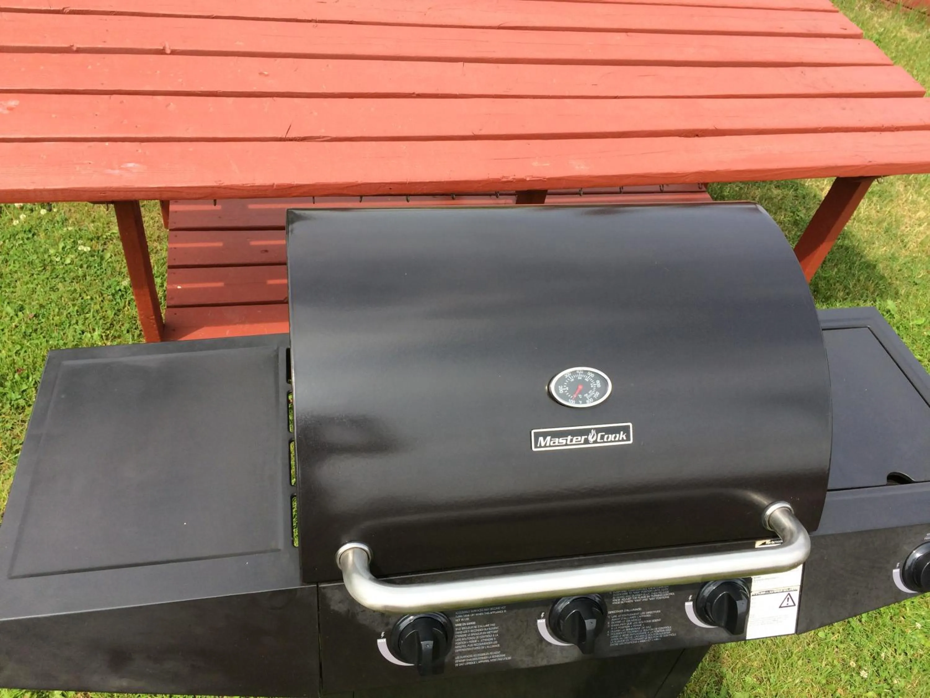 BBQ facilities in Hotel Motel Bonsoir