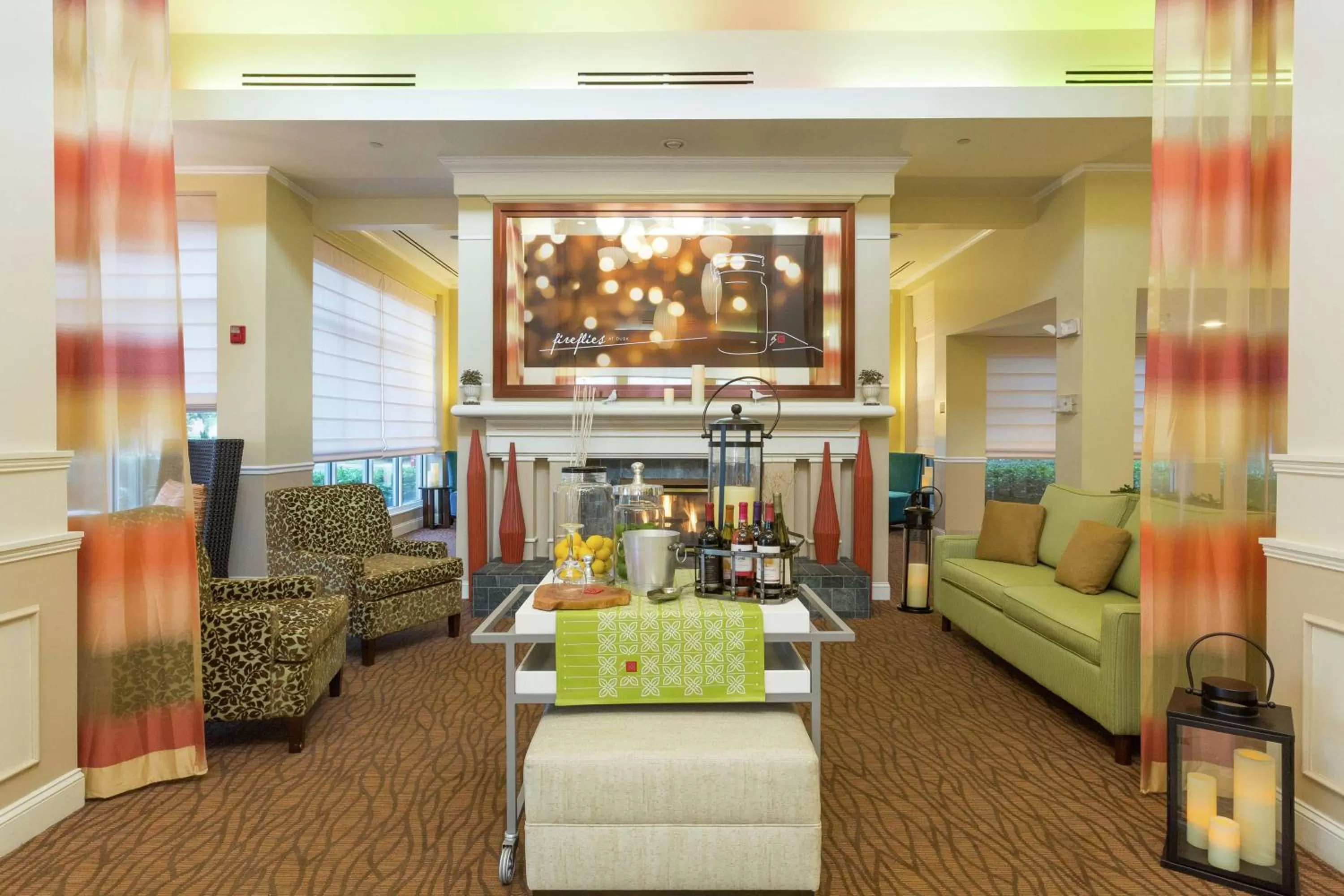 Lobby or reception in Hilton Garden Inn Jacksonville Airport
