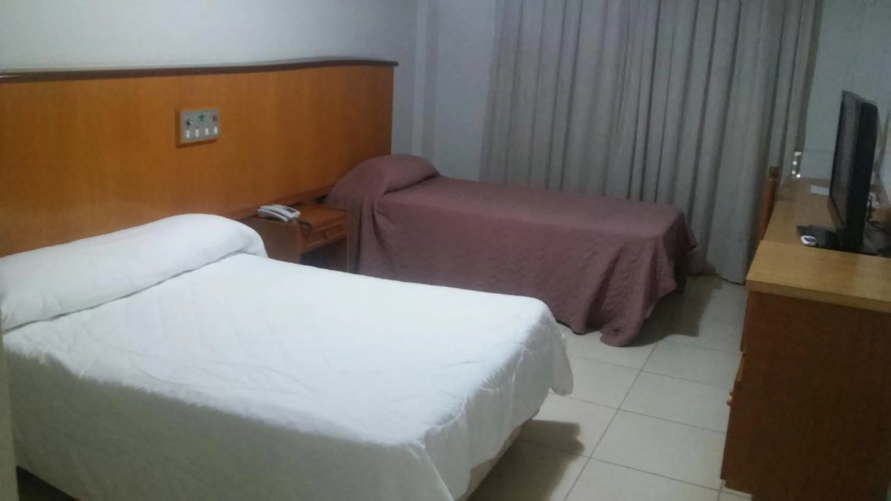 Bed in Hotel Leiria