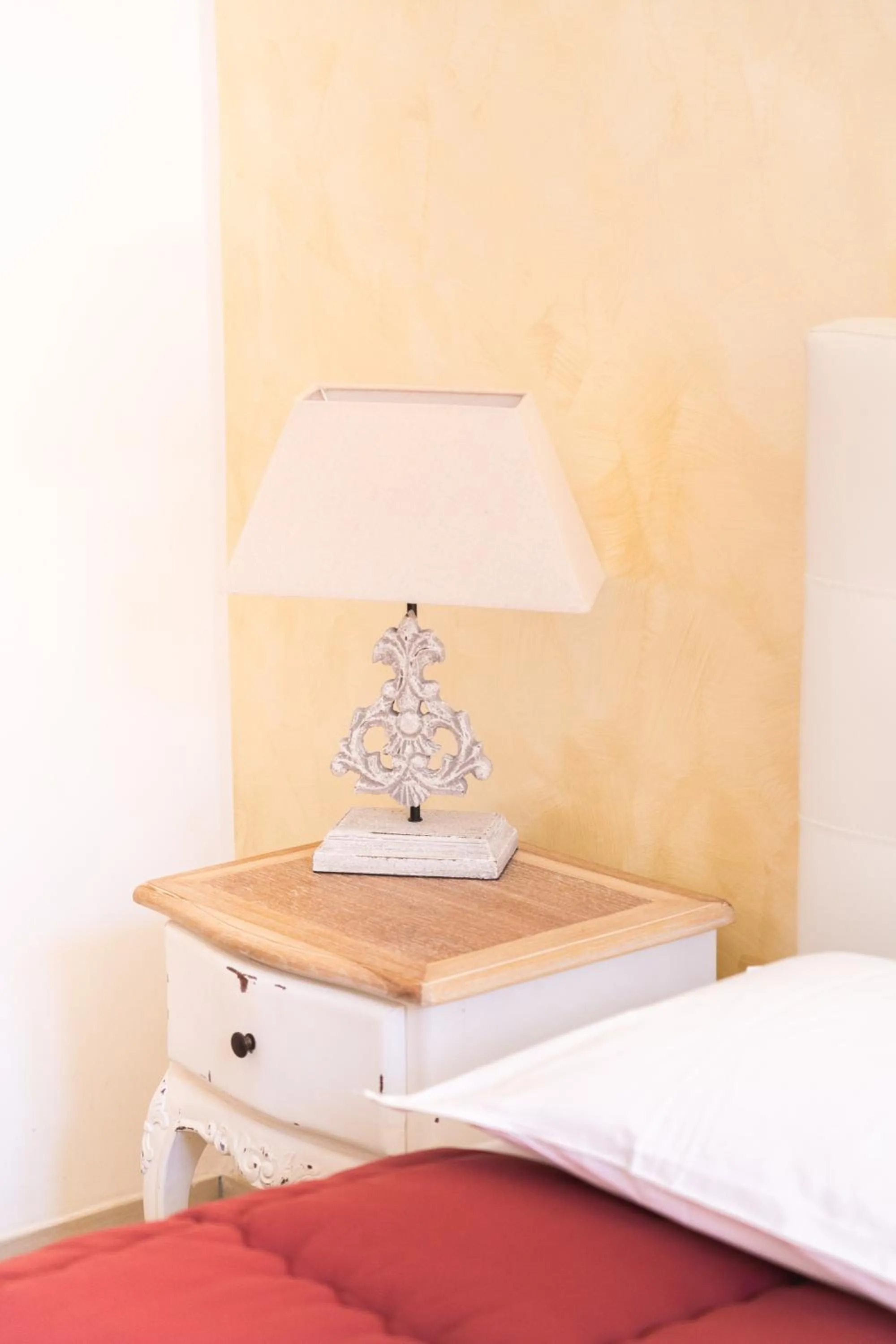 Decorative detail, Bed in Rome Central Rooms