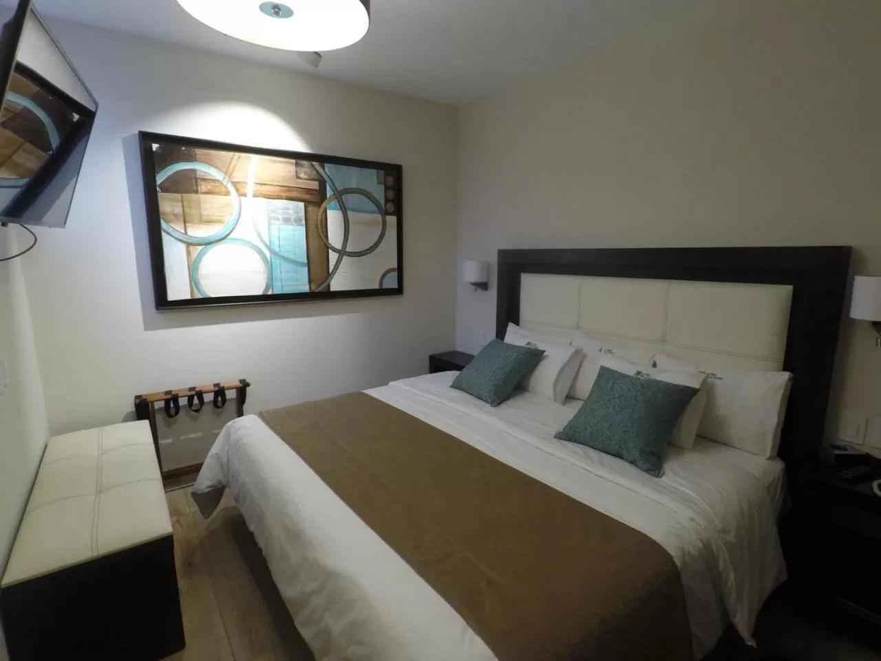 Bed in Hotel Villa Murano