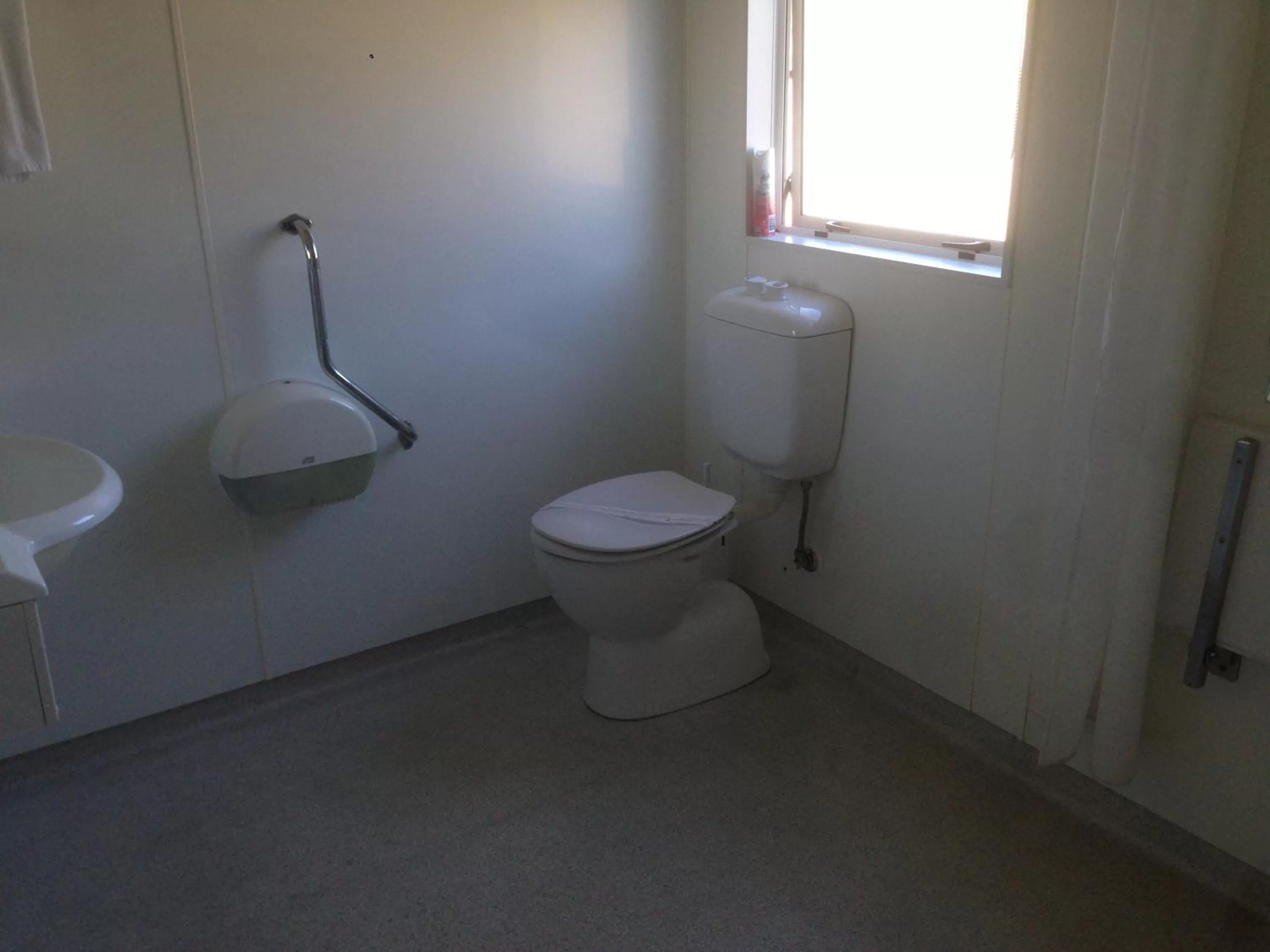 Toilet in Motel Oasis