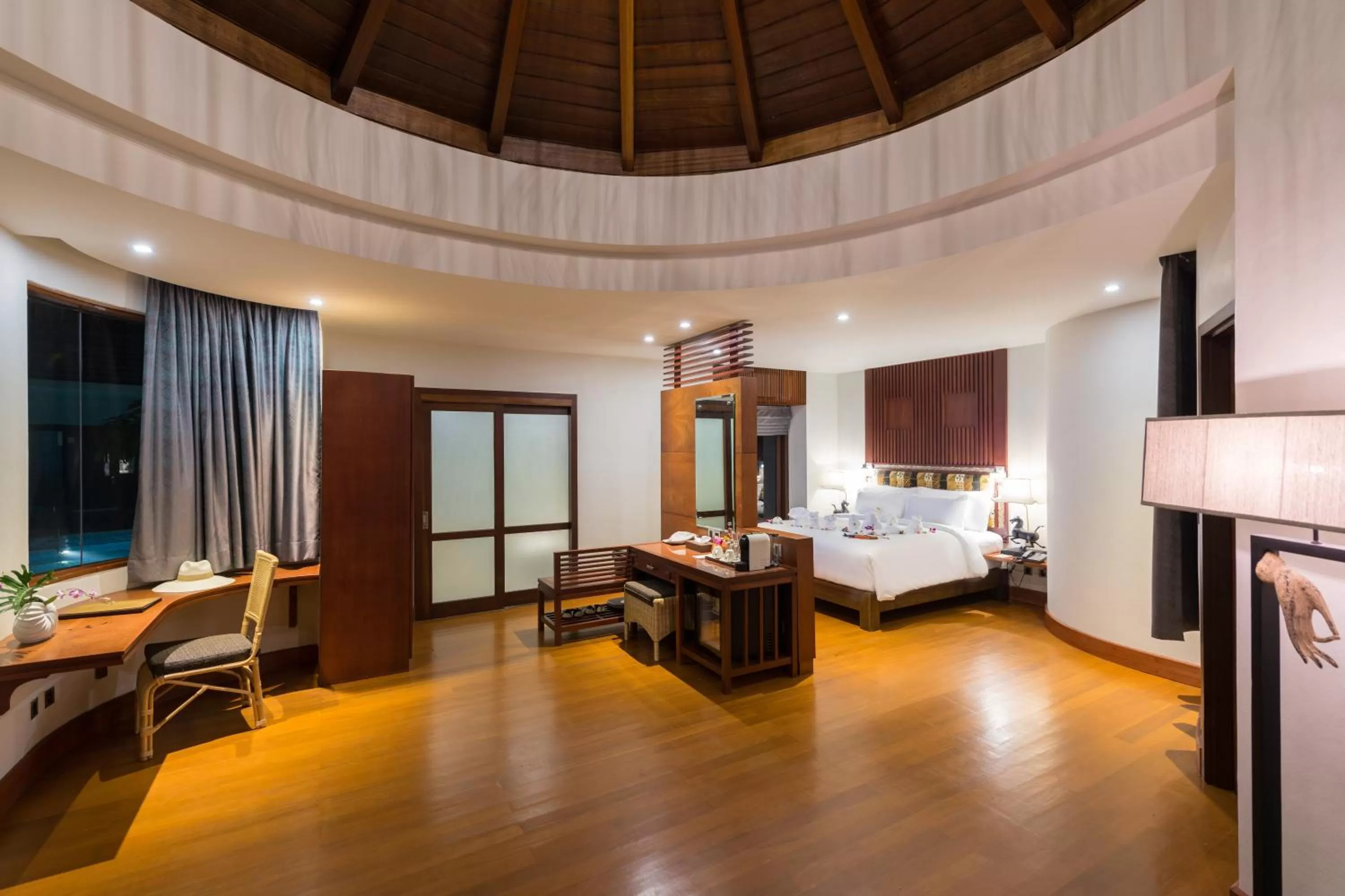 Living room, Bed in The Haven Khao Lak