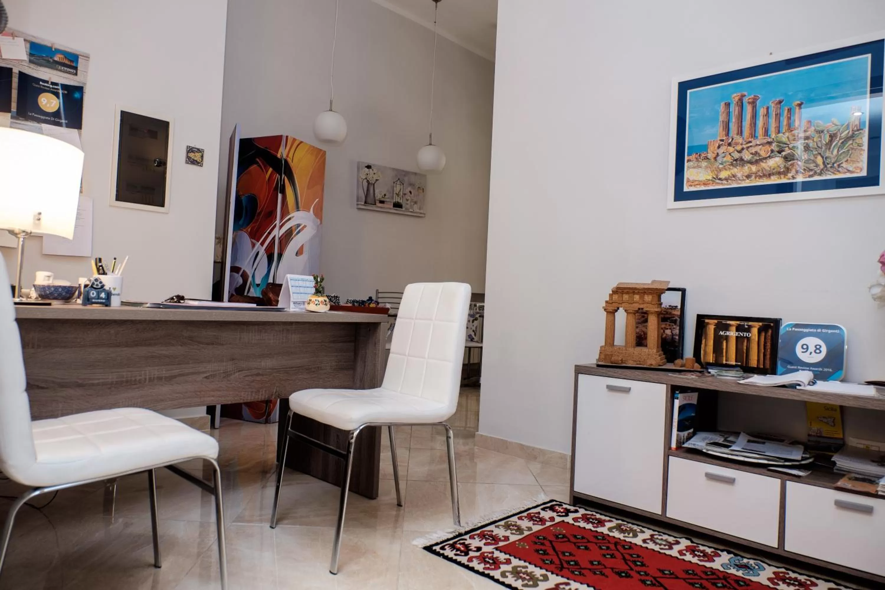 Lobby or reception in La Passeggiata di Girgenti
