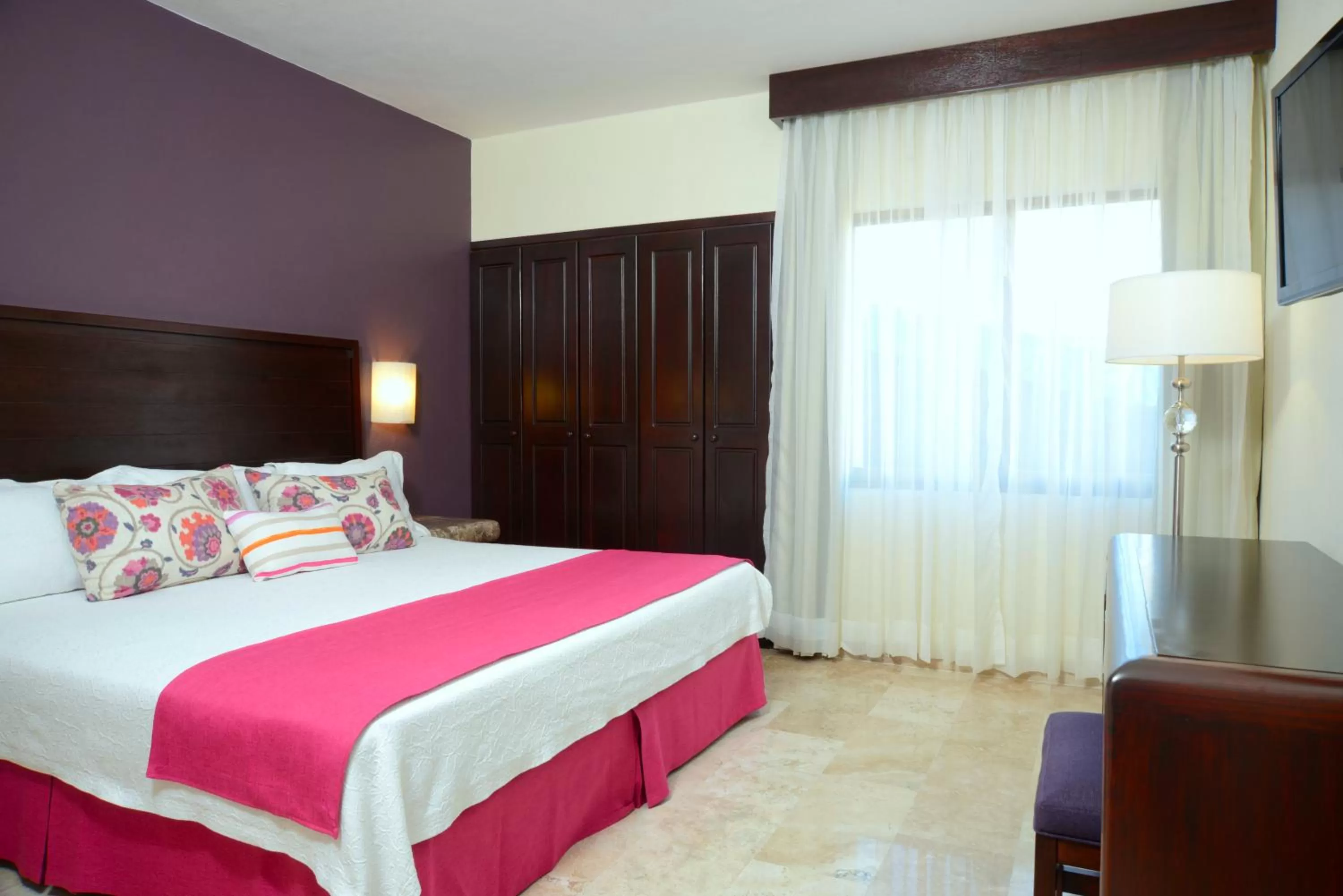 Bed in Canto del Sol Puerto Vallarta All Inclusive