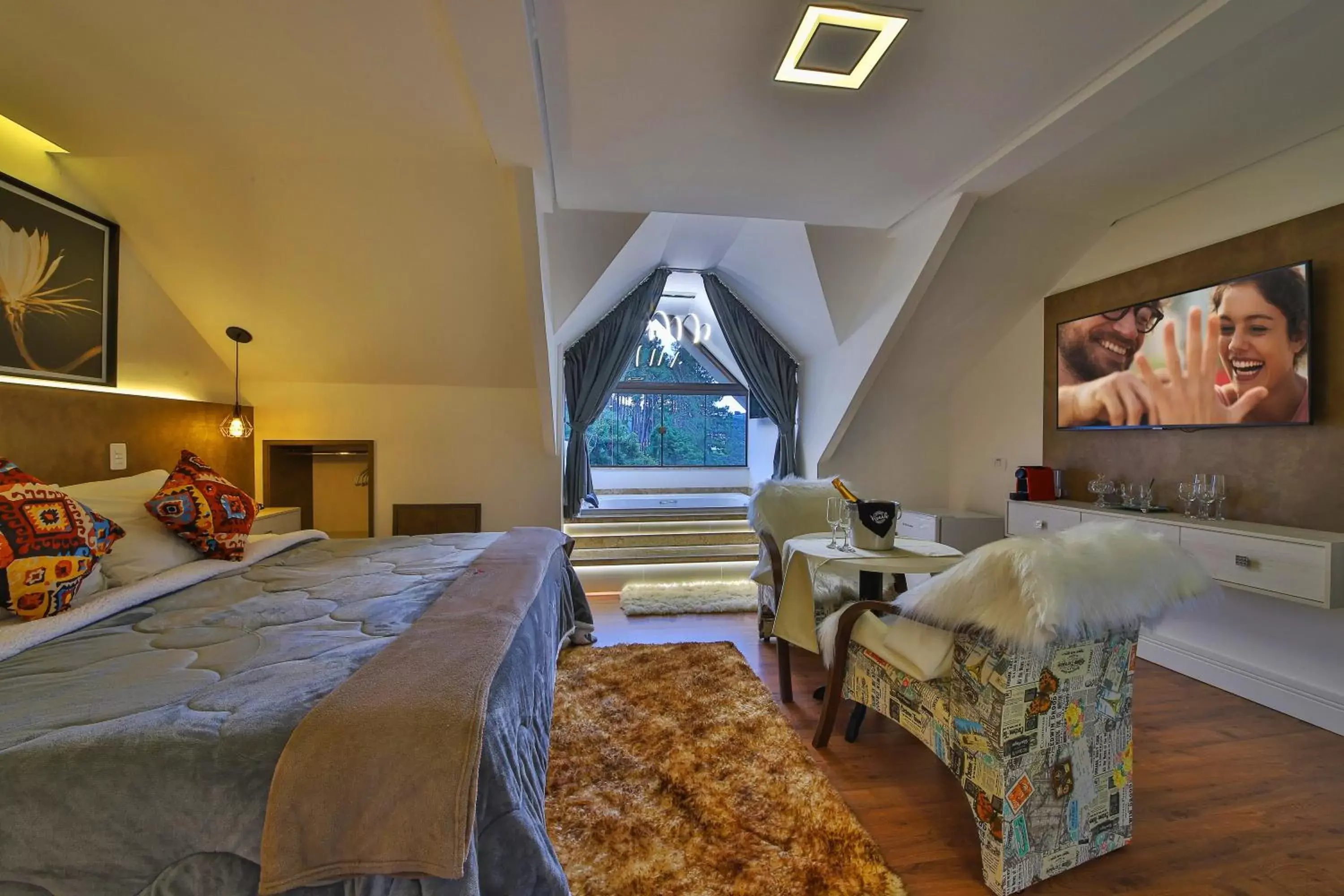 King Room with Spa Bath in Caminho das Pedras Pousada de Charme King Room with Spa Bath in Caminho das Pedras Pousada de Charme