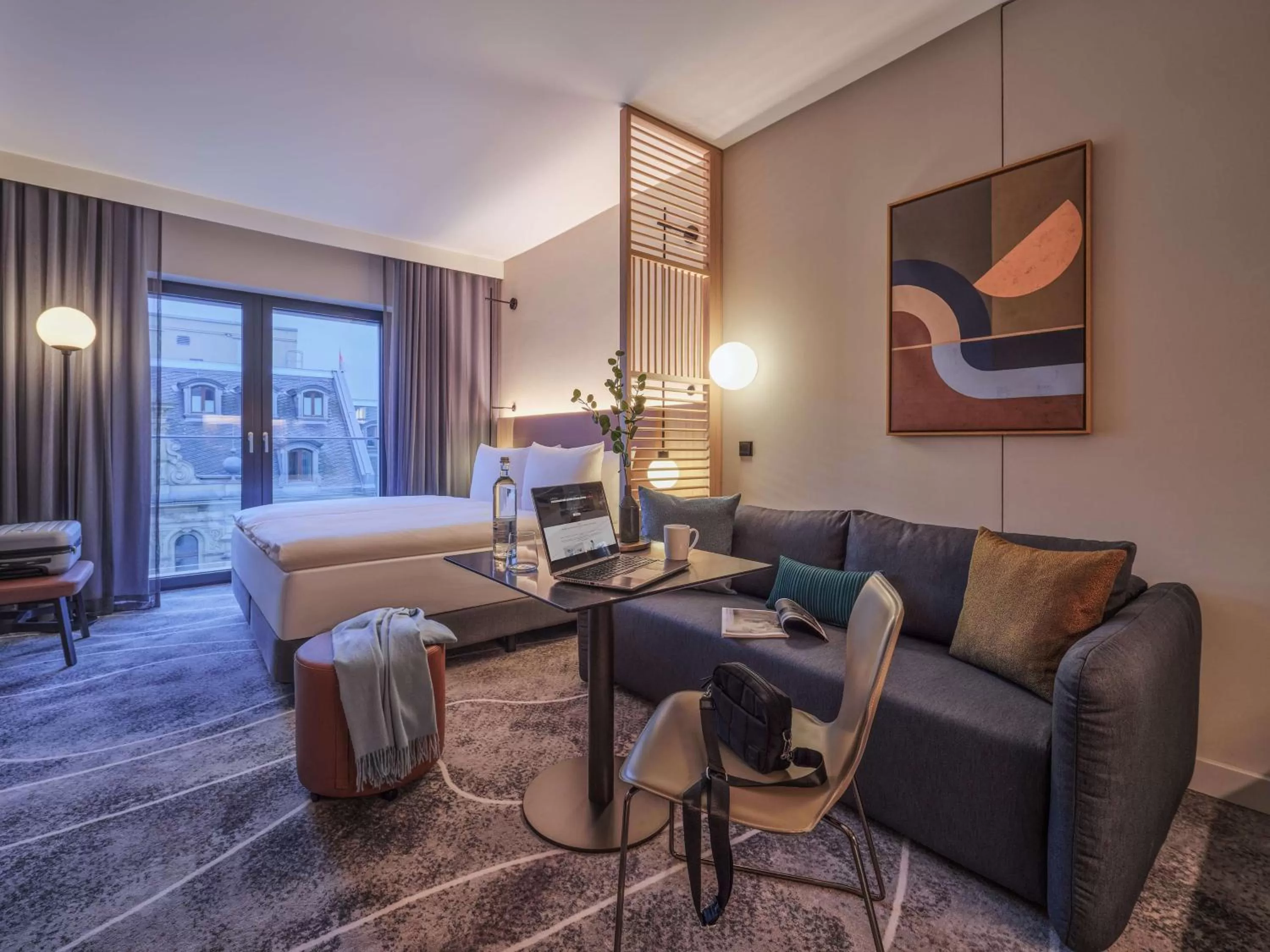 Bedroom in Adina Apartment Hotel Wiesbaden