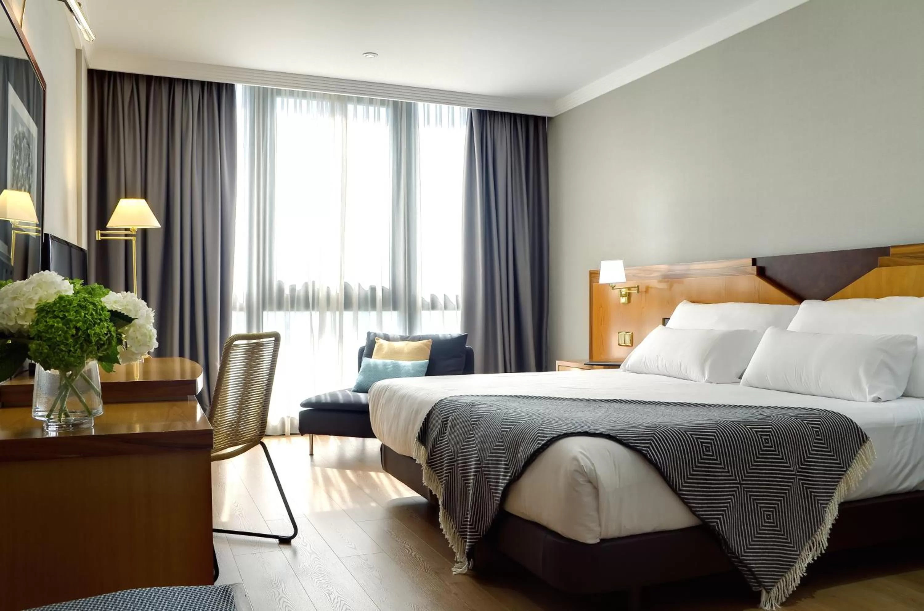 Bed in Oca Puerta del Camino Hotel