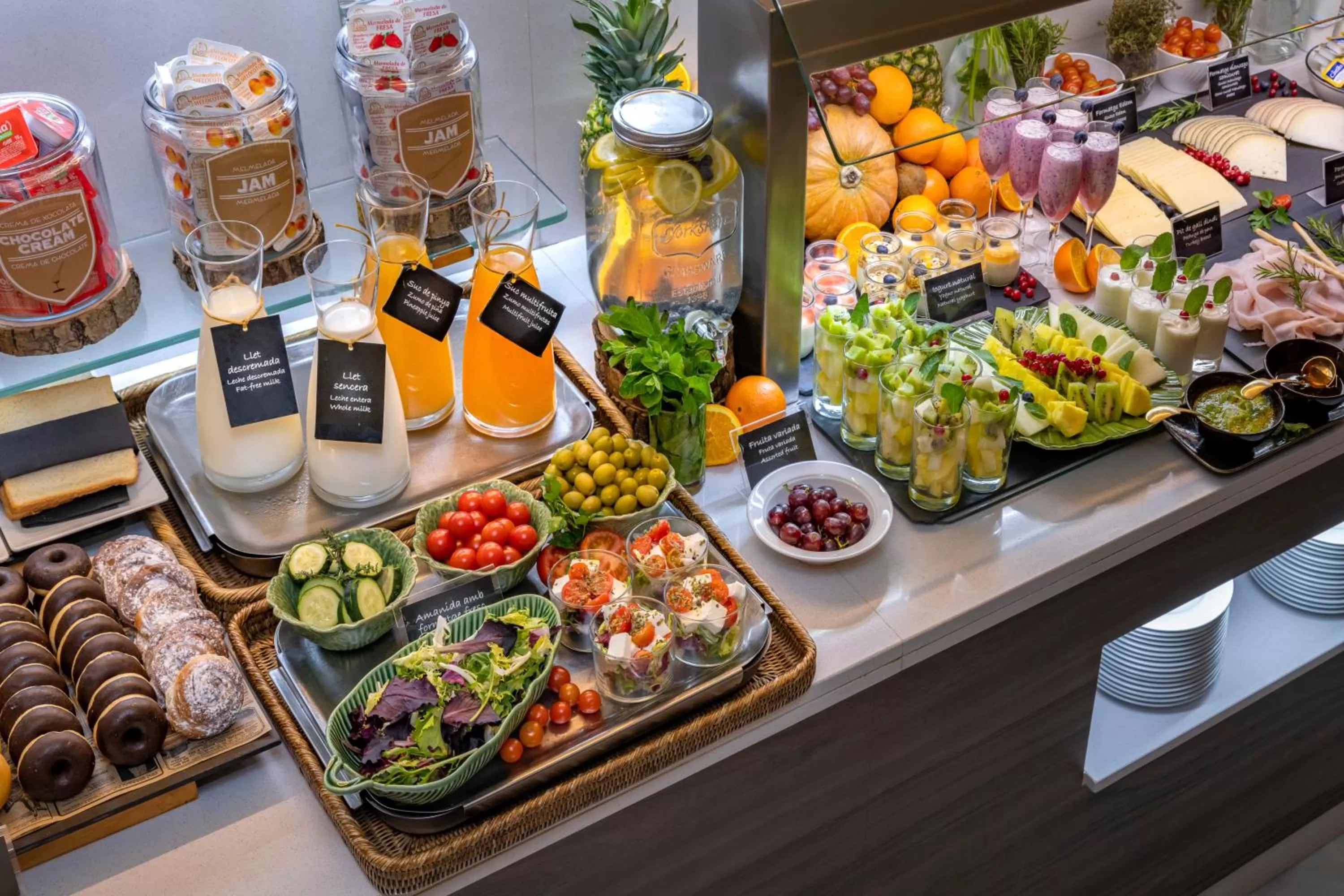 Buffet breakfast in SERHS Carlit Boutique Hotel