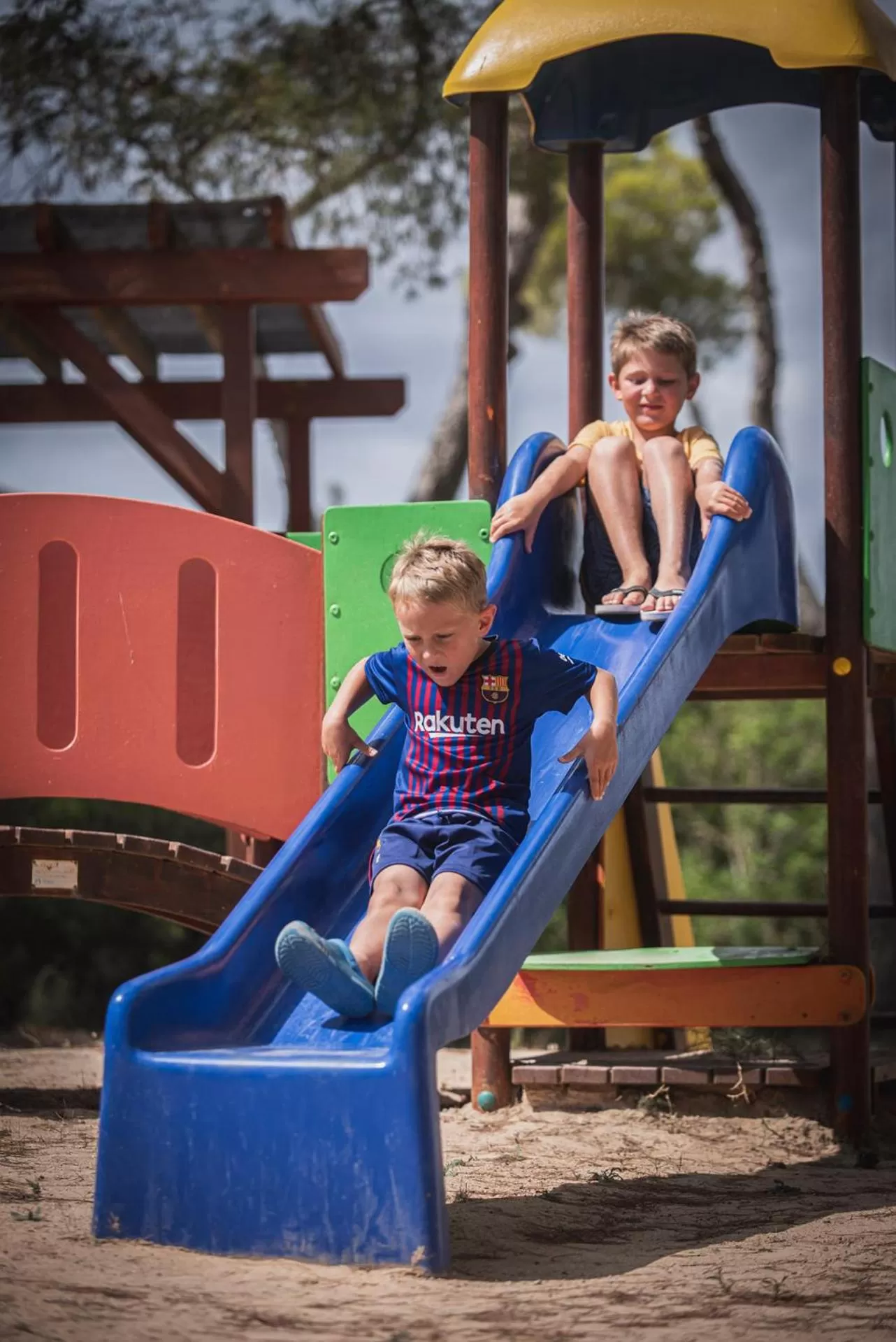 Children play ground in Blau Colònia Sant Jordi