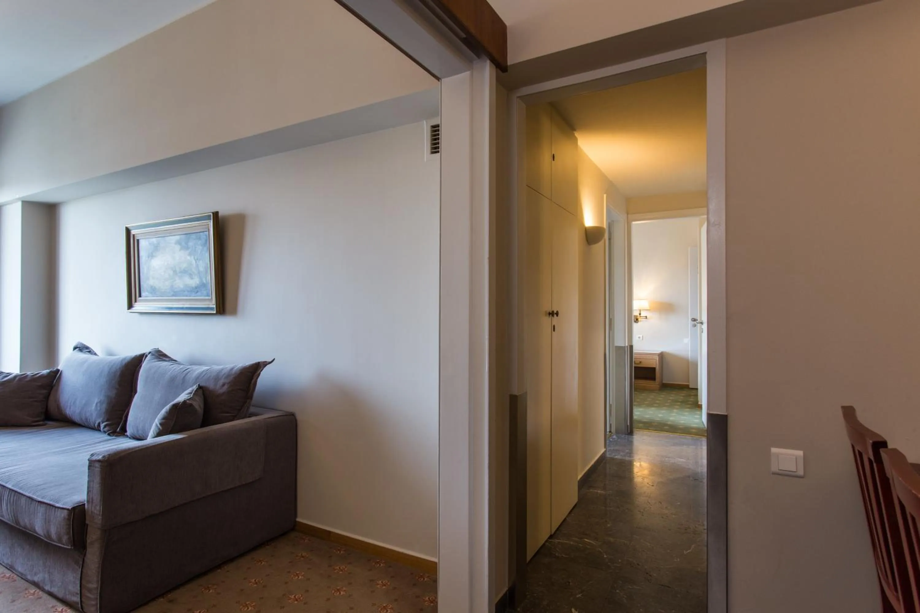 Living room, Bed in Delice Hotel - Family Apartments