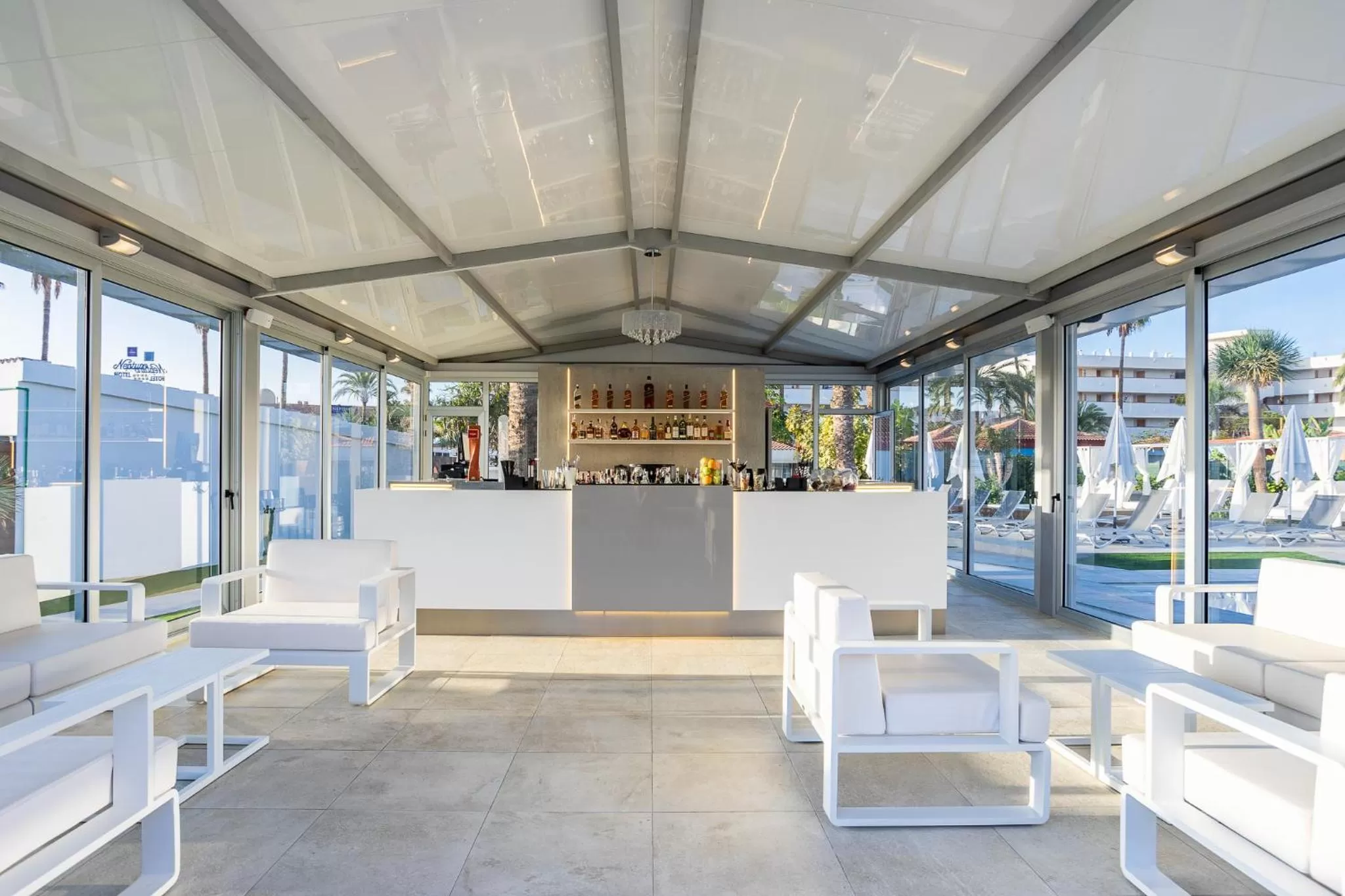 Lounge or bar in Sanom Beach Resort Only Adults