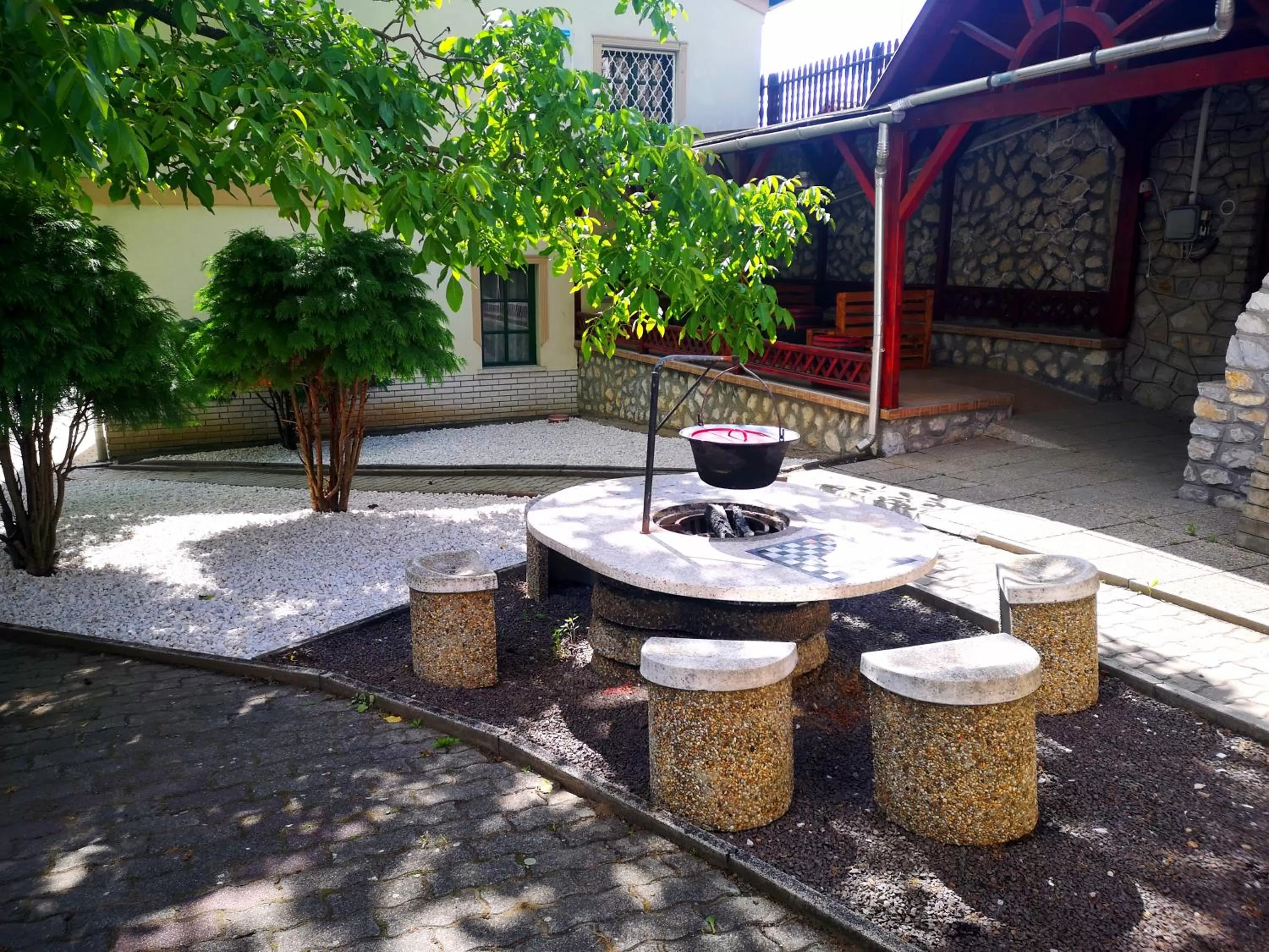 BBQ facilities in Zöld Sziget Wellness