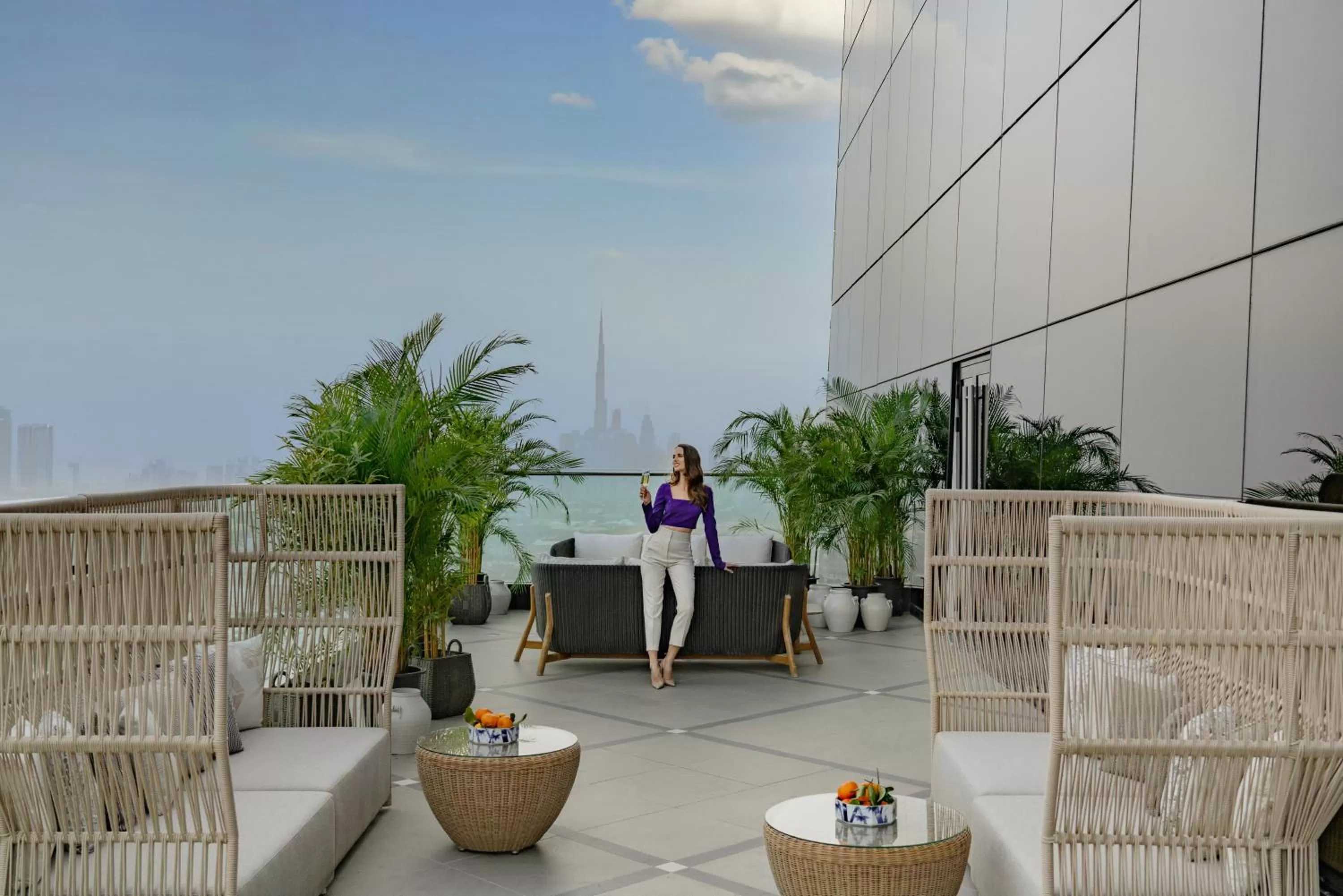 Balcony/Terrace in Sofitel Dubai The Obelisk