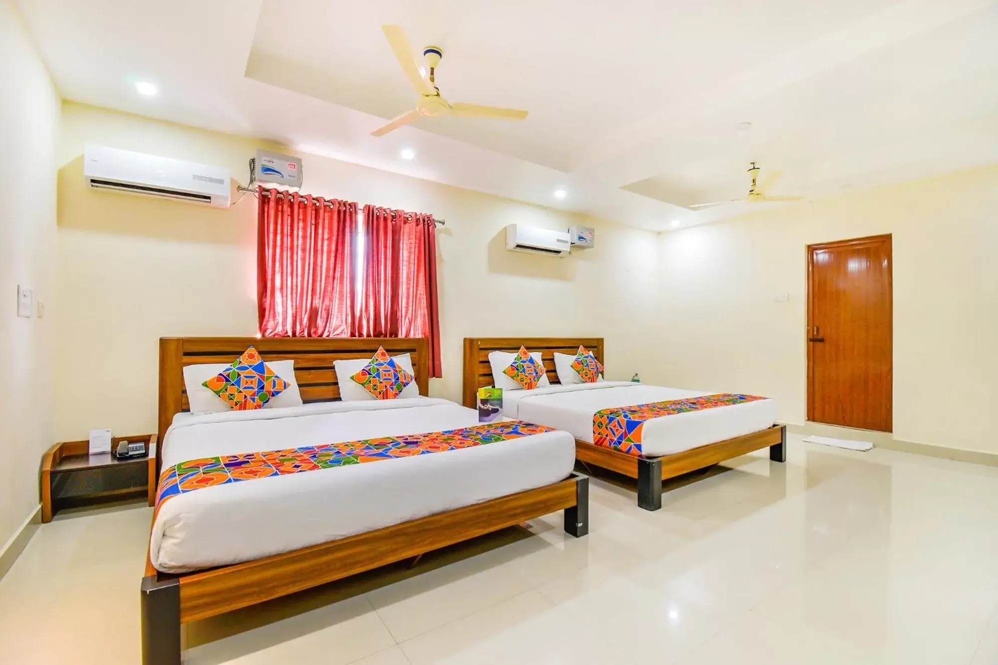 (Sanitized) Family Room - single occupancy in FabHotel Sri Krishna Residency Airport (Sanitized) Family Room - single occupancy in FabHotel Sri Krishna Residency Airport