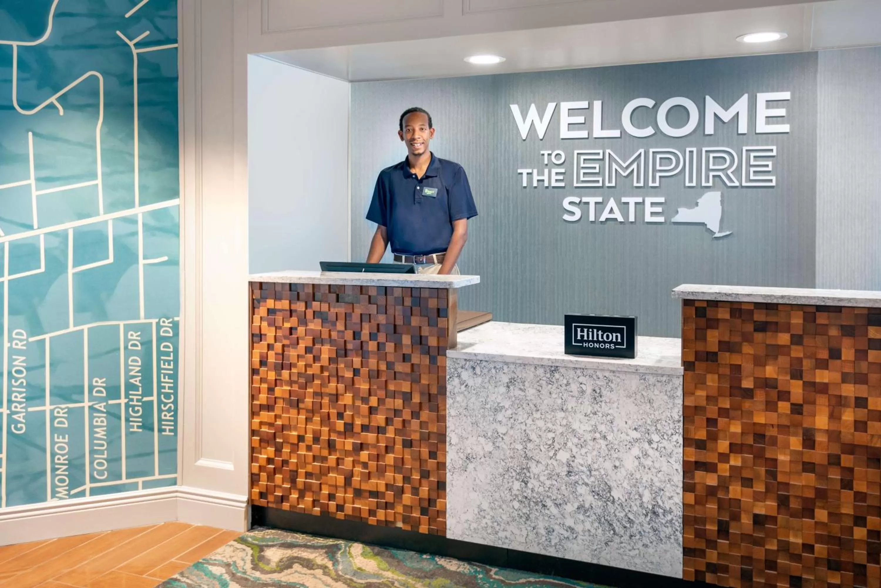 Lobby or reception in Hampton Inn Buffalo-Williamsville