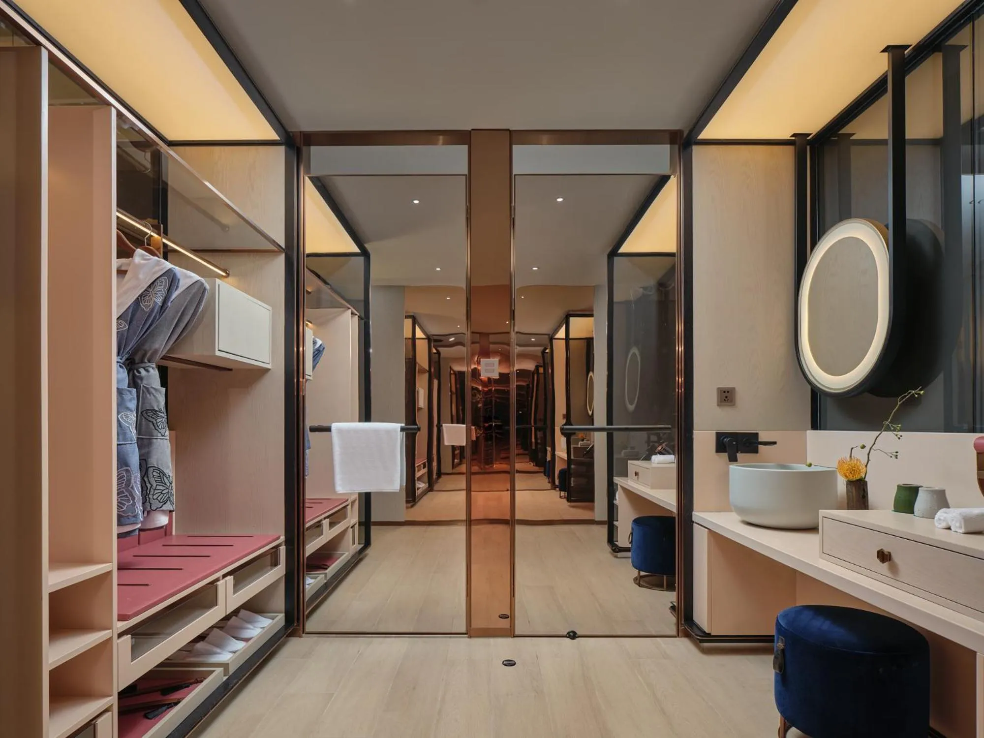 Toilet in Hotel Indigo Hangzhou Uptown,Close to Westlake , boutique design hotel with freeflow minibar