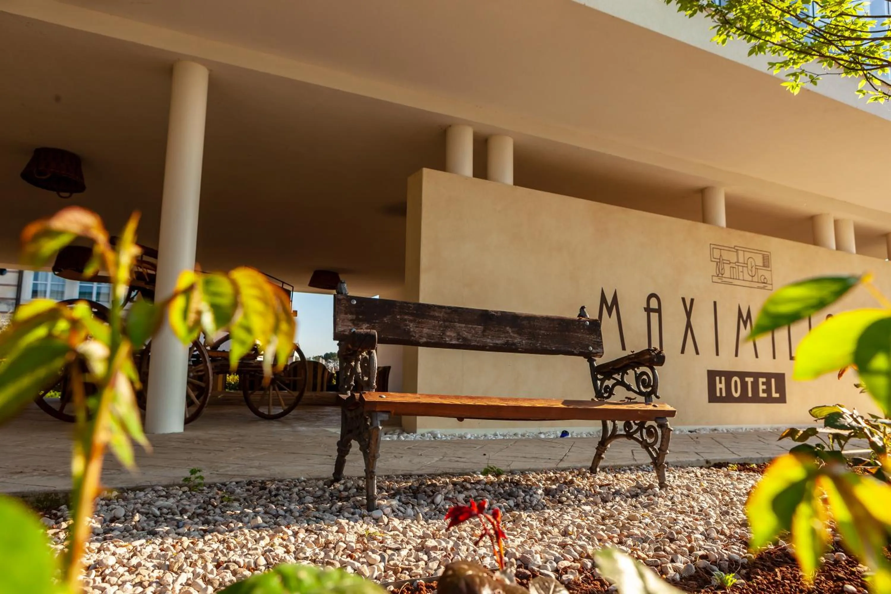 Decorative detail in Hotel Maximilian