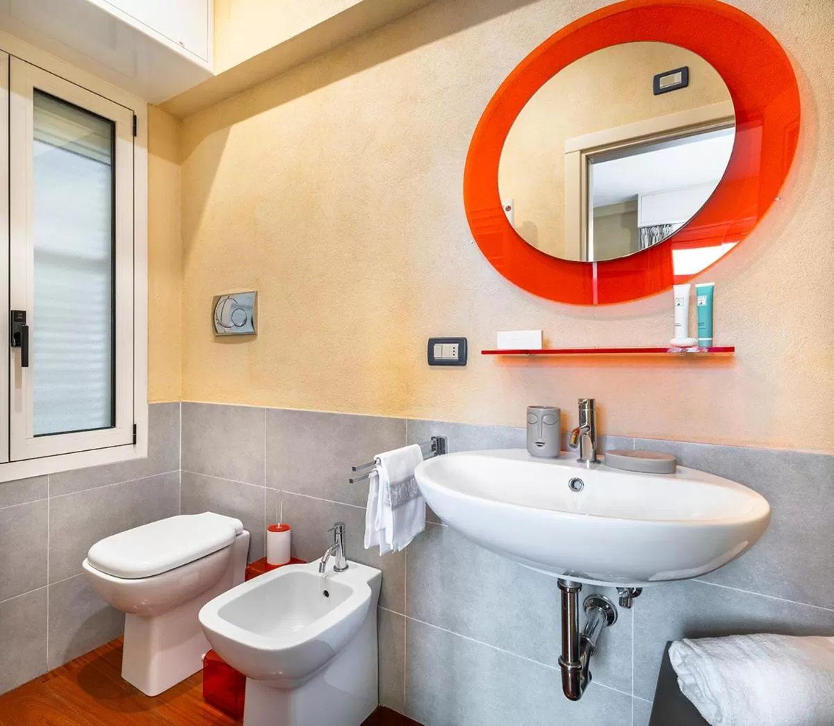 Toilet in Rosabianca Boutique Hotel