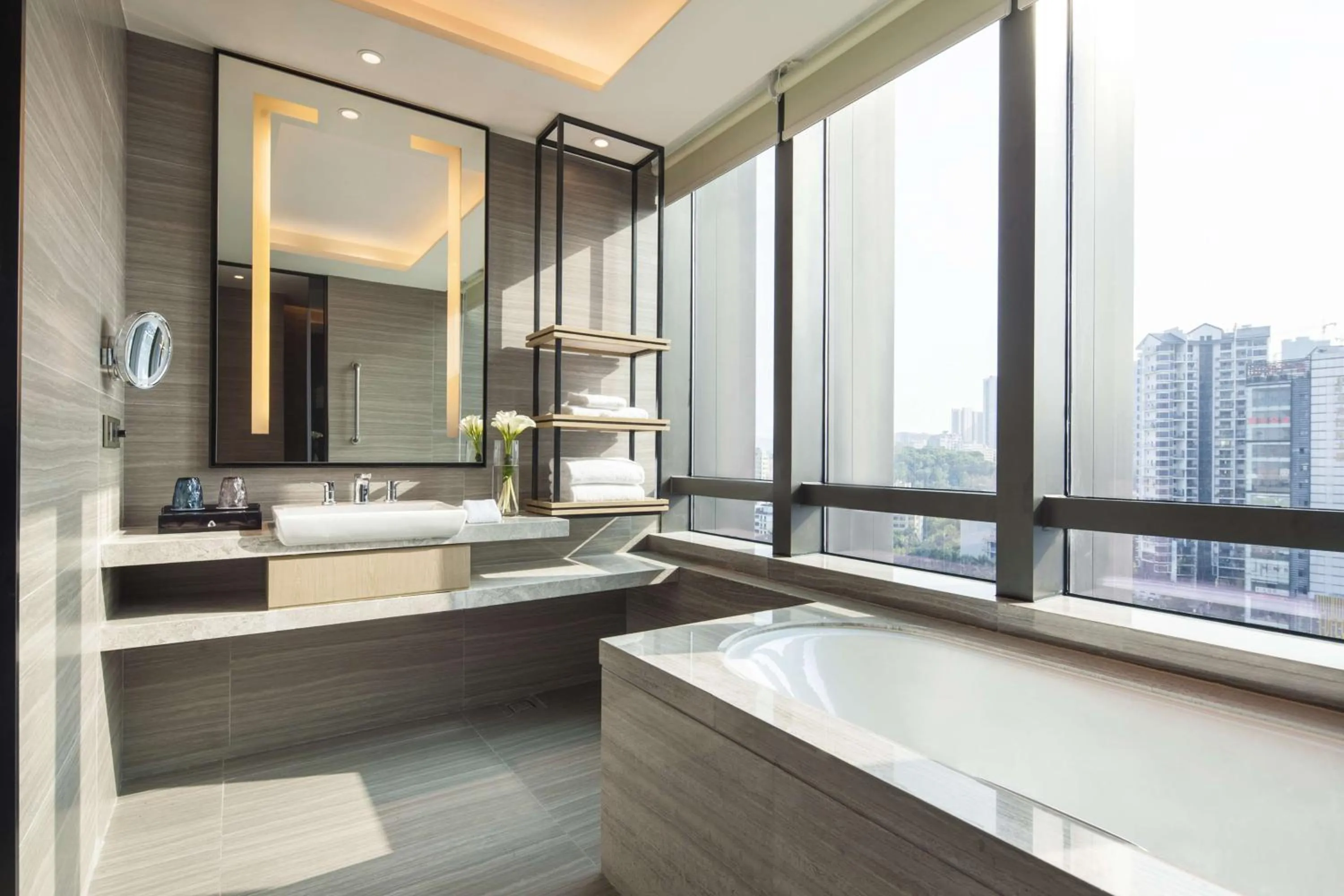 Bathroom in DoubleTree by Hilton Hotel Shenzhen Longhua