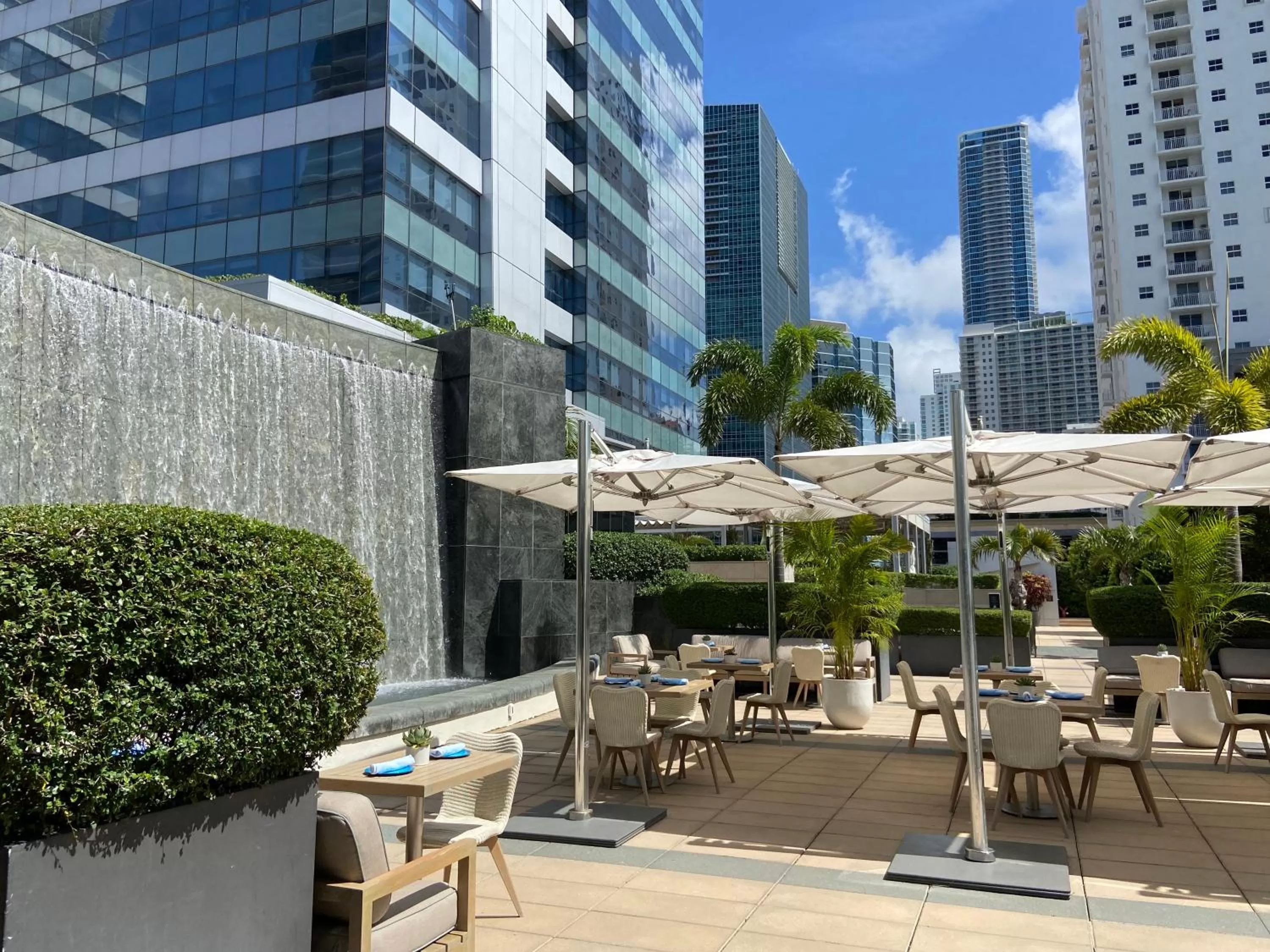 Garden in Four Seasons Hotel Miami - Luxury Private Residences