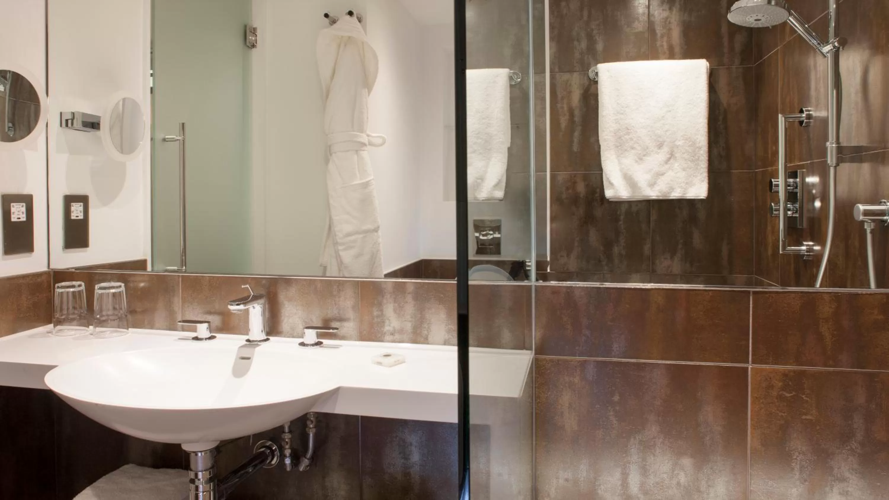 Bathroom in Crowne Plaza London Kings Cross by IHG