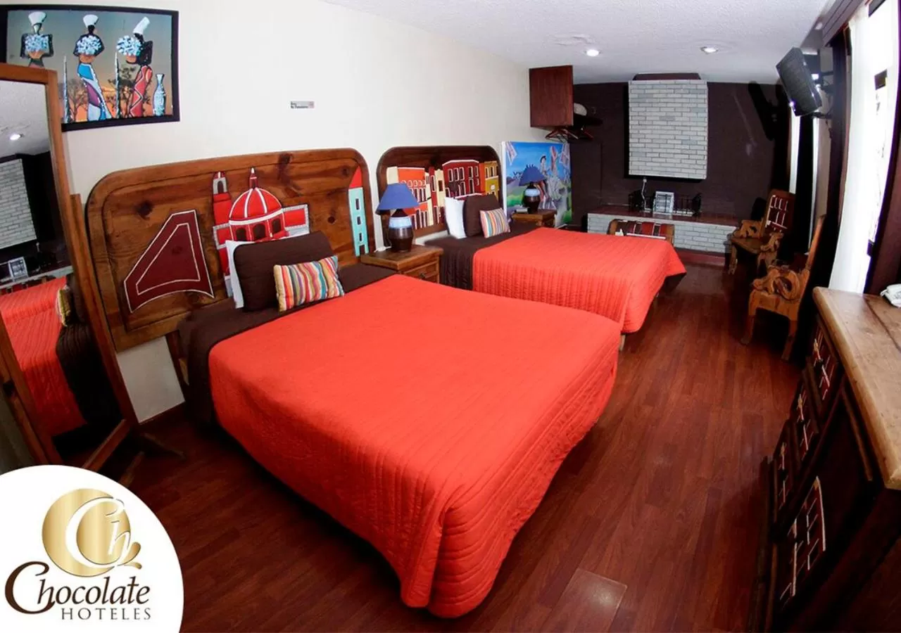 Bed in Hotel Chocolate Tradicional