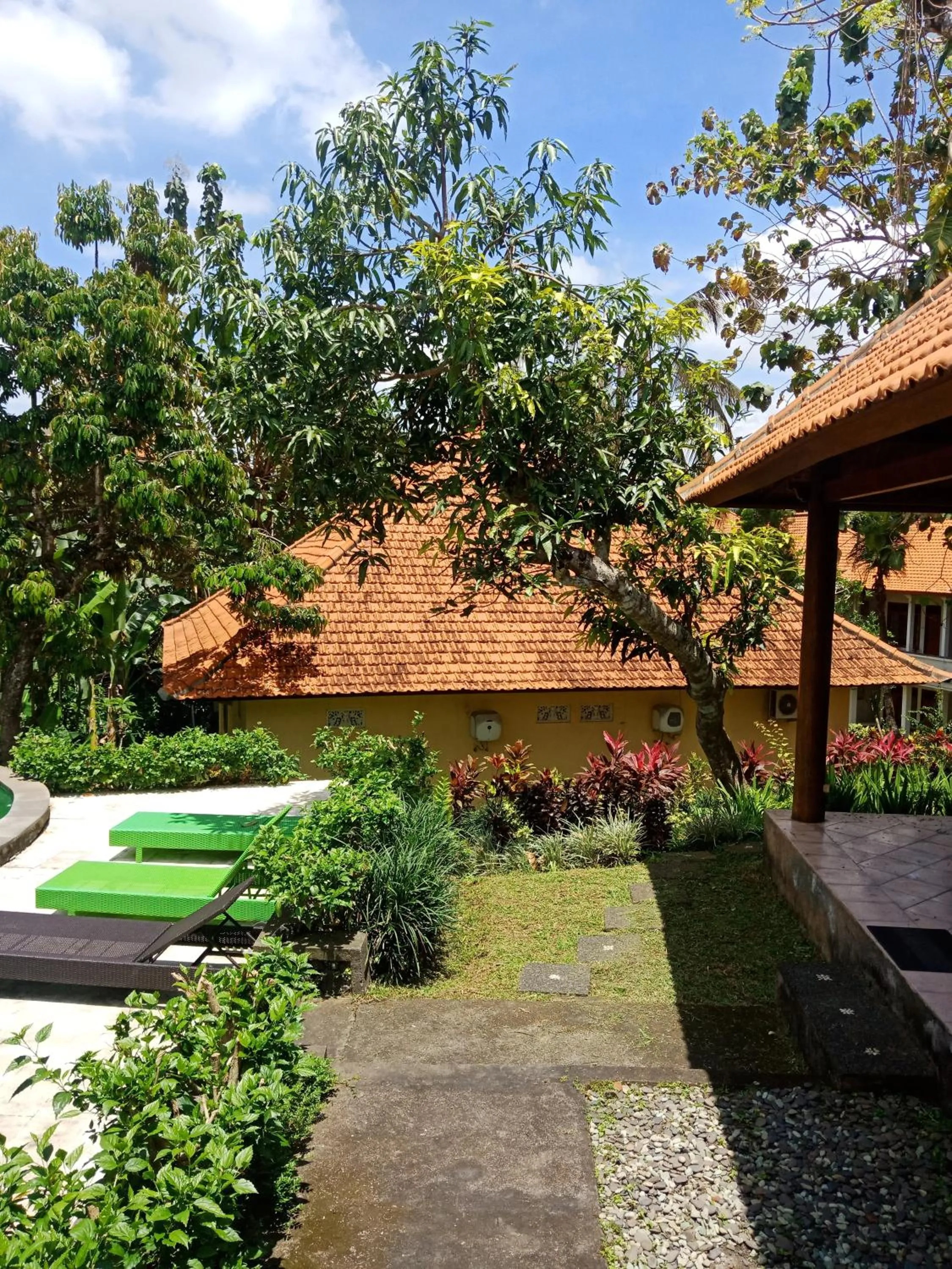 Pool view in Argasoka Bungalows