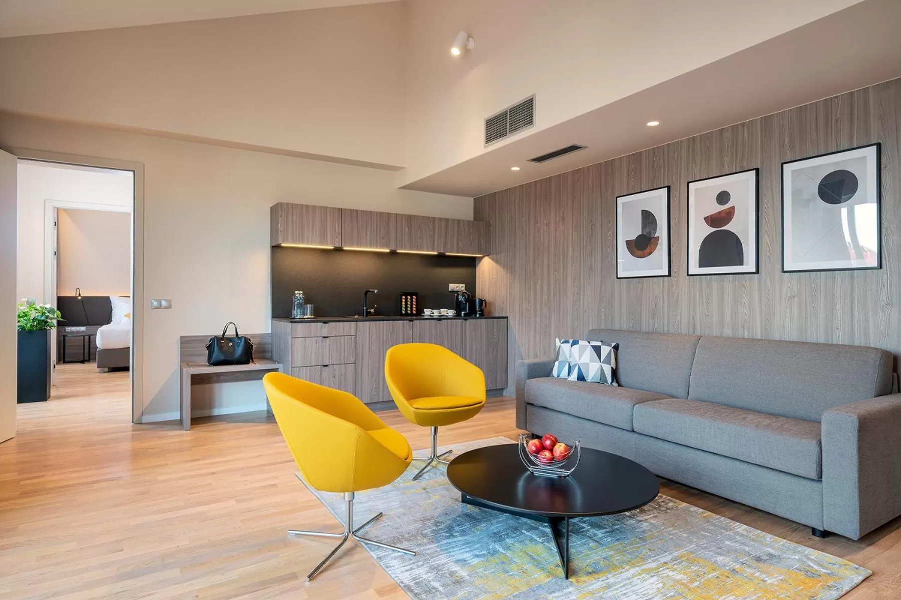 Living room in Hotel CUBE Prague