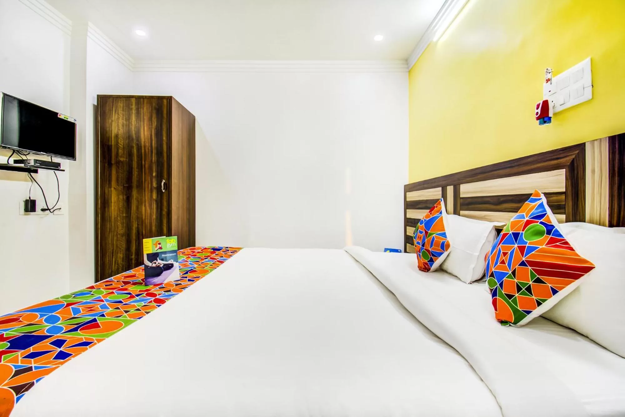Bedroom, Bed in FabHotel Grand Sheela